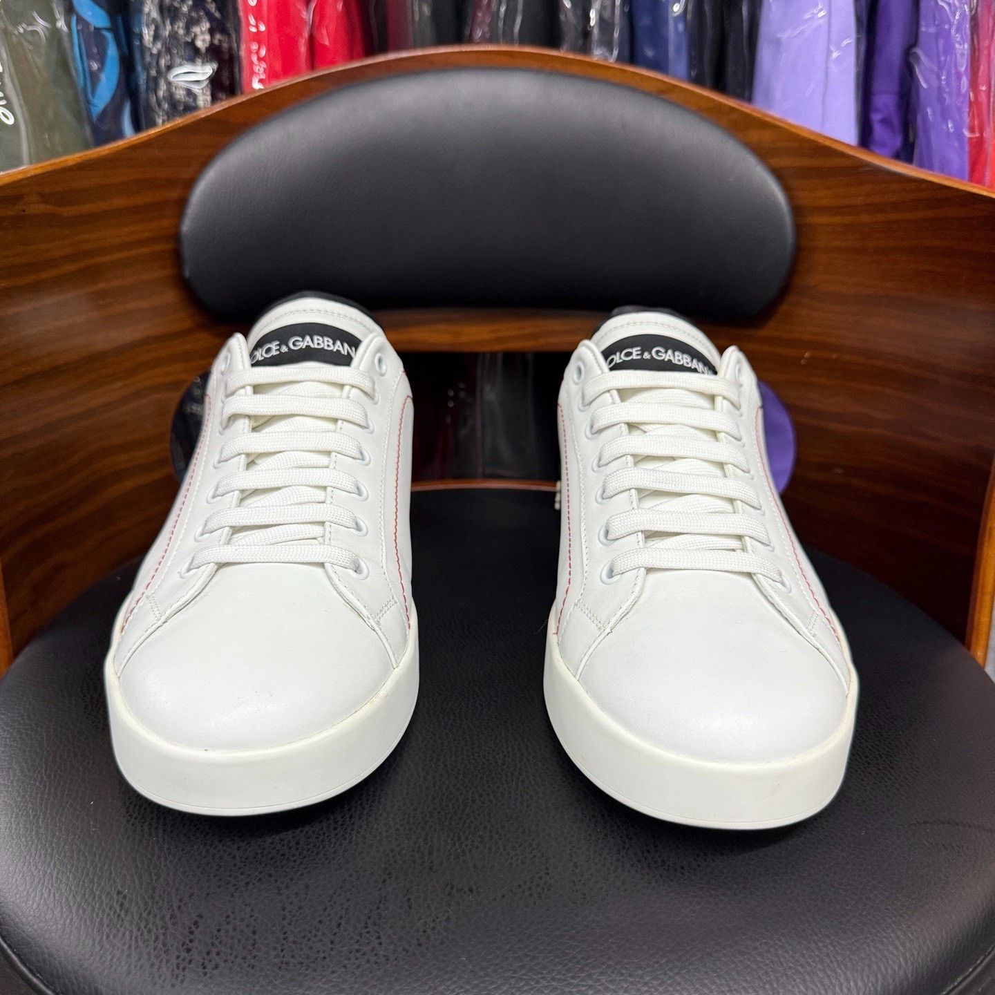 Dolce & Gabbana Dolce & Gabbana White Lowtop Sneakers 10.5 Men Size US 10.5 / EU 43-44 - 2 Thumbnail