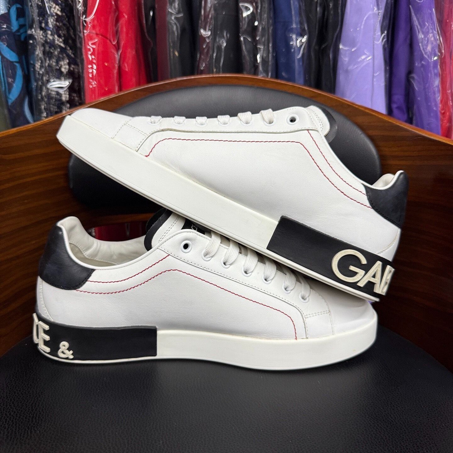 Dolce & Gabbana Dolce & Gabbana White Lowtop Sneakers 10.5 Men Size US 10.5 / EU 43-44 - 7 Thumbnail