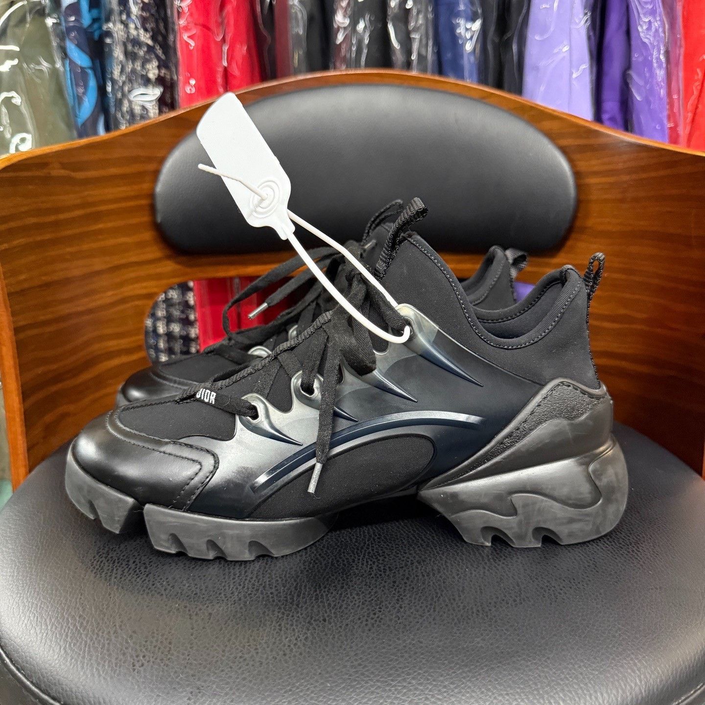 Dior Dior Black Lowtop Sneakers us_6-5 Women Size US 6.5 / IT 36.5 - 6 Thumbnail