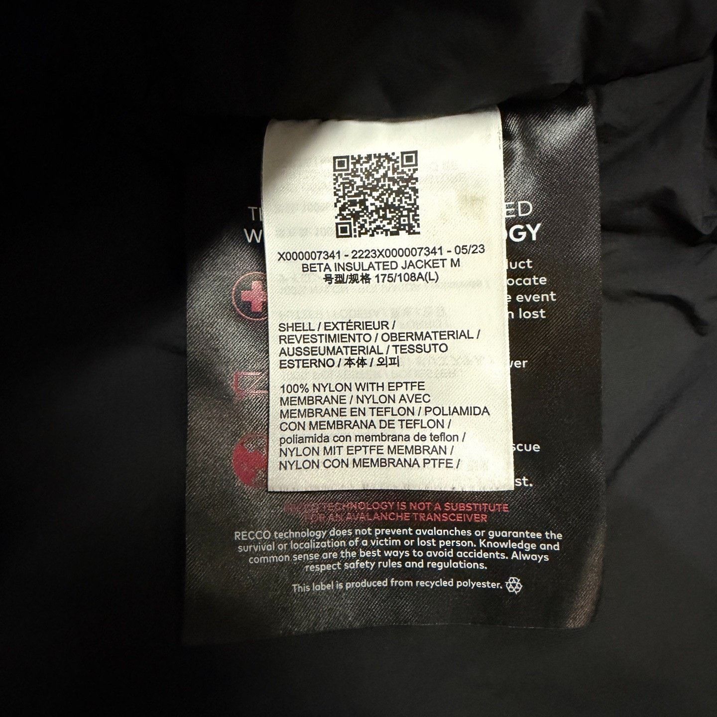 Arc'teryx Black Light Jacket l Men Size US L / EU 52-54 / 3 - 4 Thumbnail
