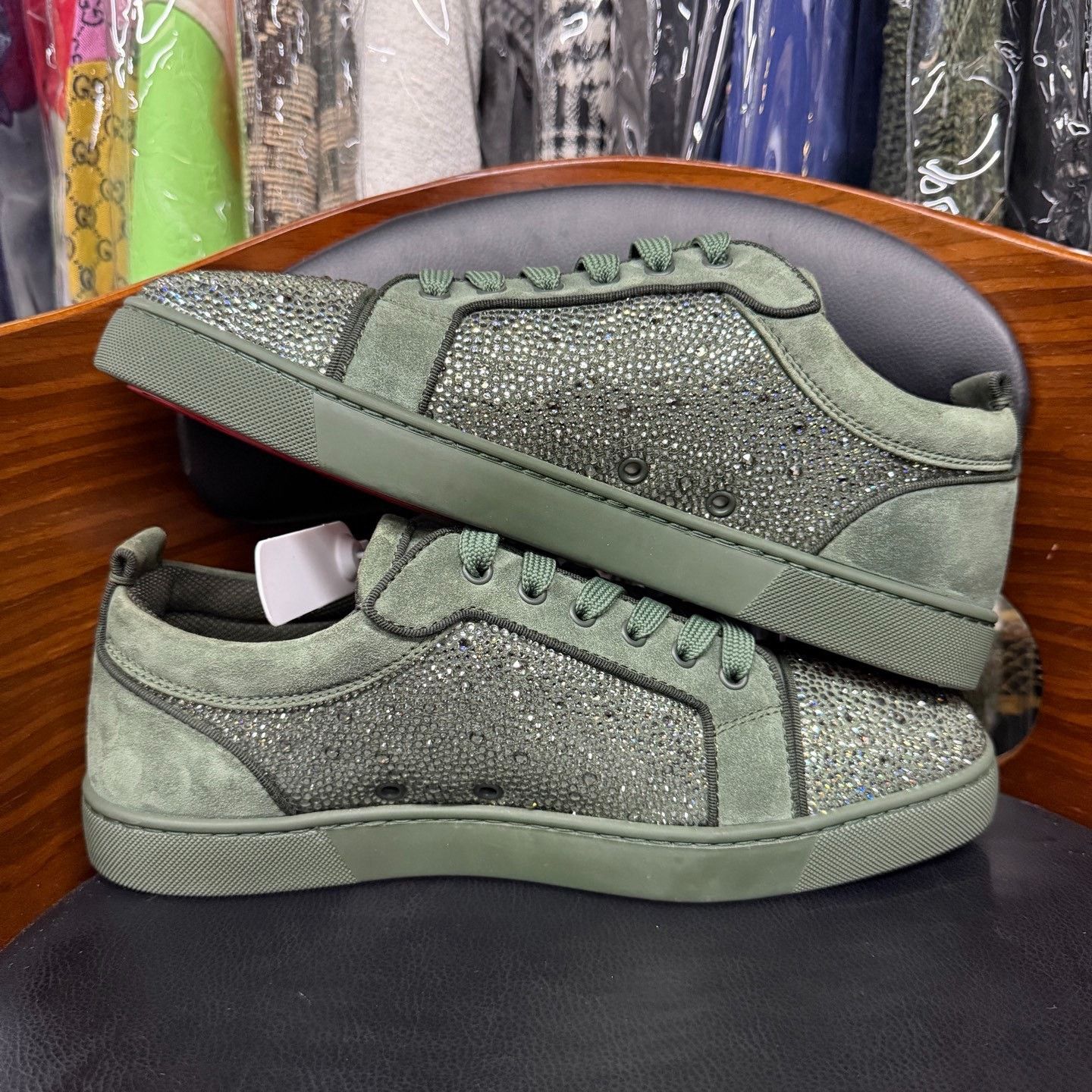 Christian Louboutin Christian Louboutin Casual Red Lowtop Sneakers 11.5 Men Size US 11.5 / EU 44-45 - 7 Thumbnail