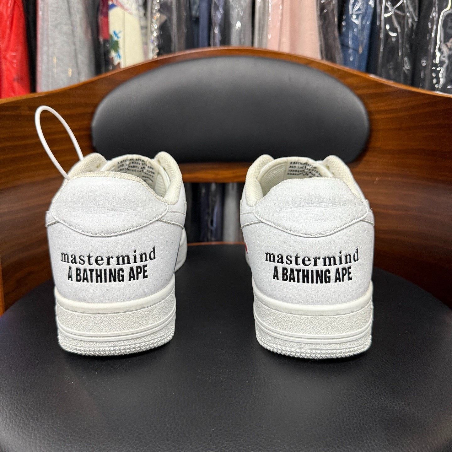 Bape Bape Collab White Lowtop Sneakers 10.5 Men Size US 10.5 / EU 43-44 - 3 Thumbnail
