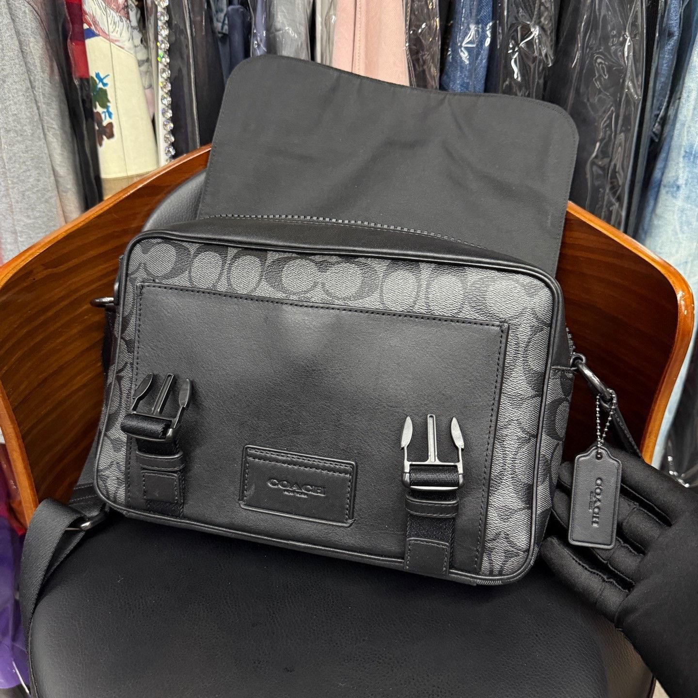 Coach Coach Black Bag one size Men Size ONE SIZE - 5 Thumbnail