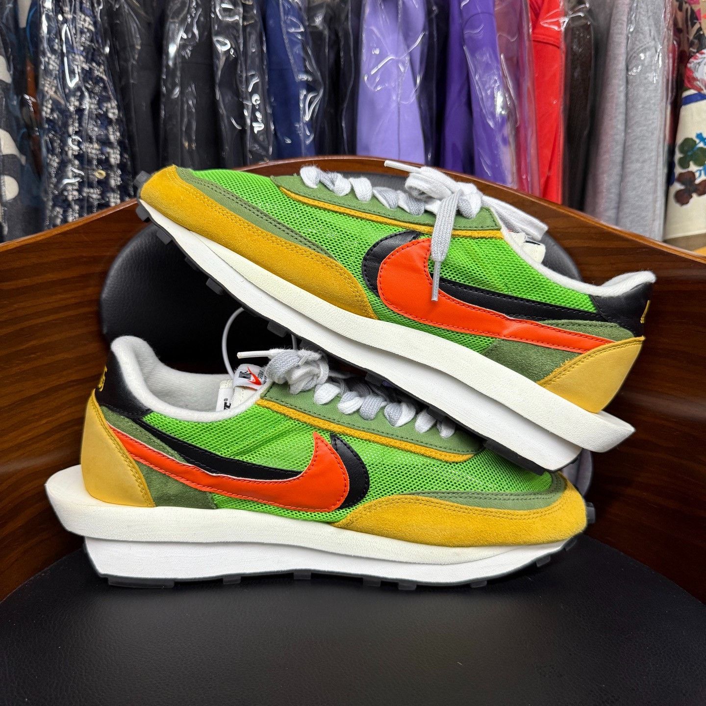 Sacai Sacai Yellow Lowtop Sneakers 10.5 Men Size US 10.5 / EU 43-44 - 5 Thumbnail