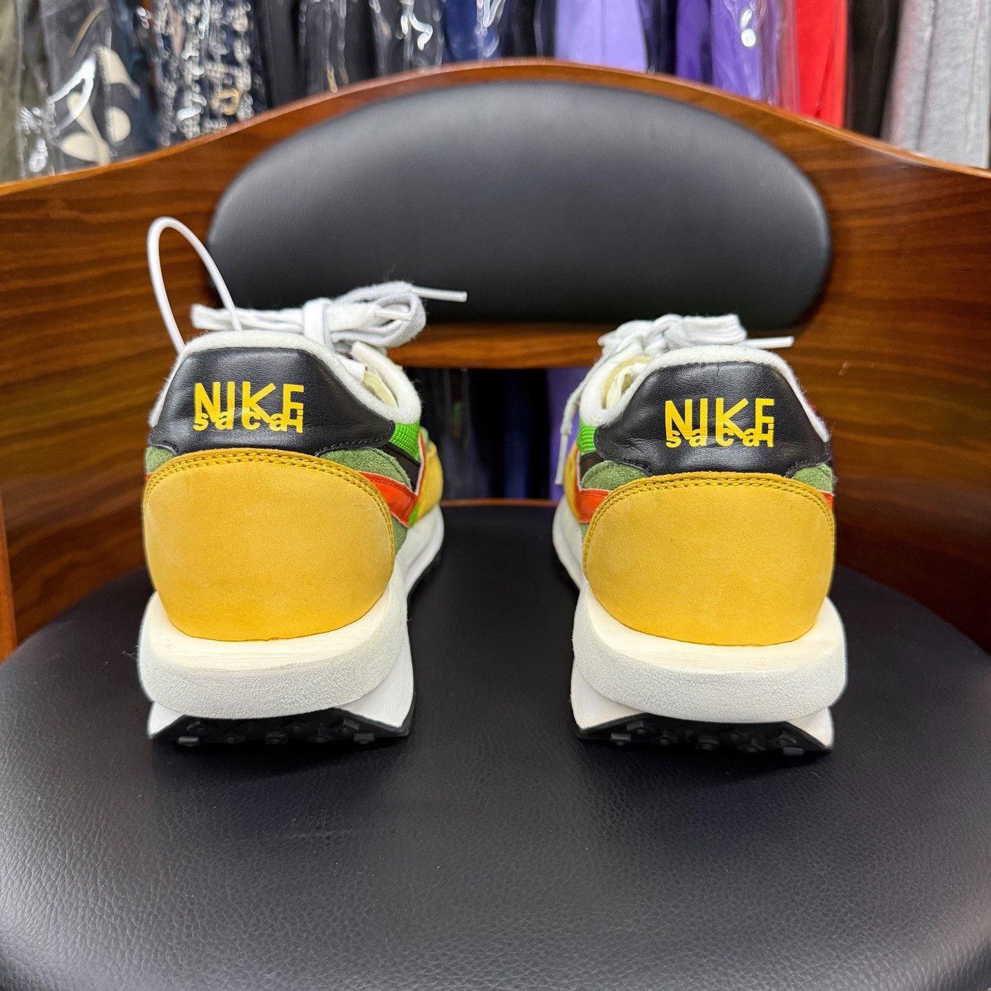 Sacai Sacai Yellow Lowtop Sneakers 10.5 Men Size US 10.5 / EU 43-44 - 3 Thumbnail