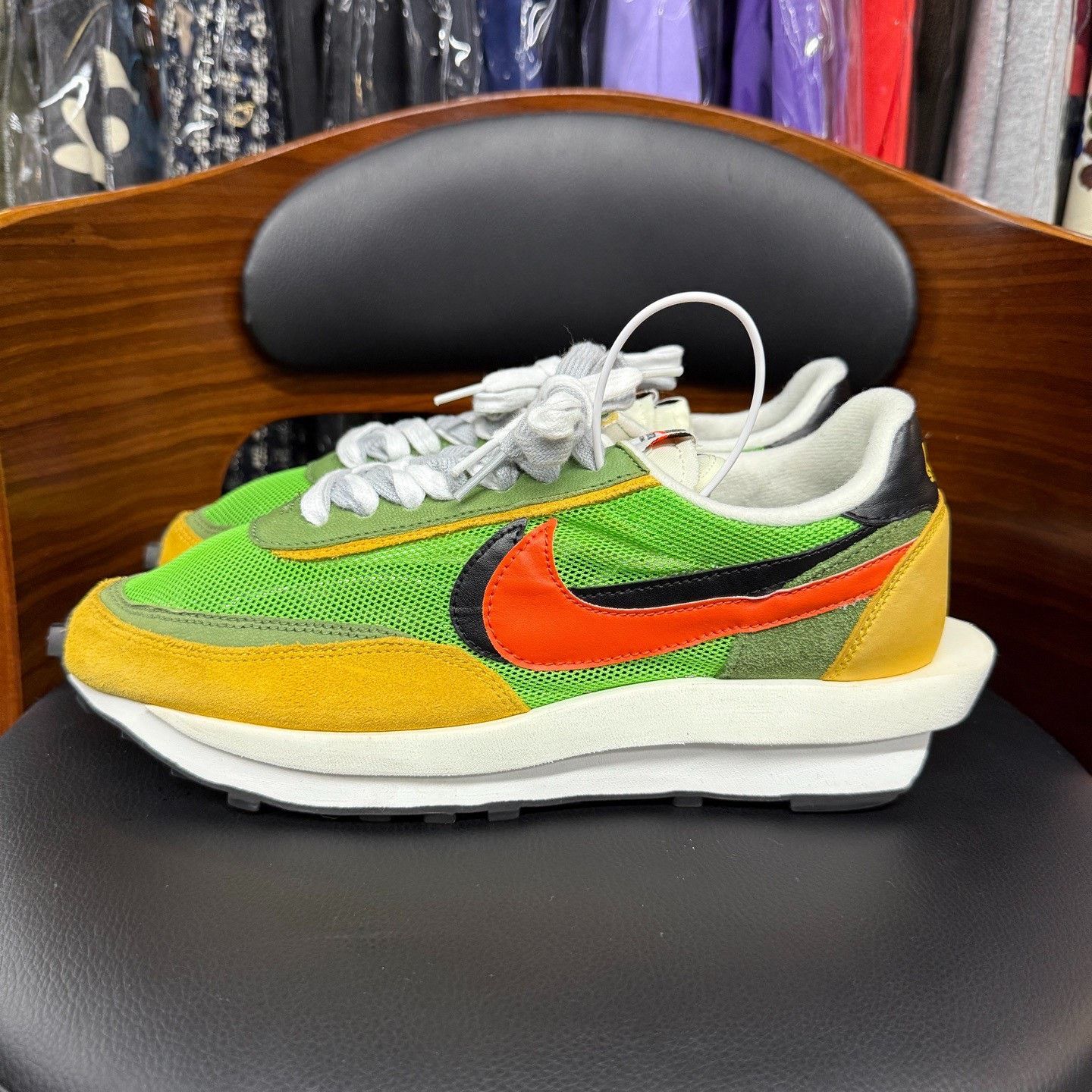 Sacai Sacai Yellow Lowtop Sneakers 10.5 Men Size US 10.5 / EU 43-44 - 6 Thumbnail