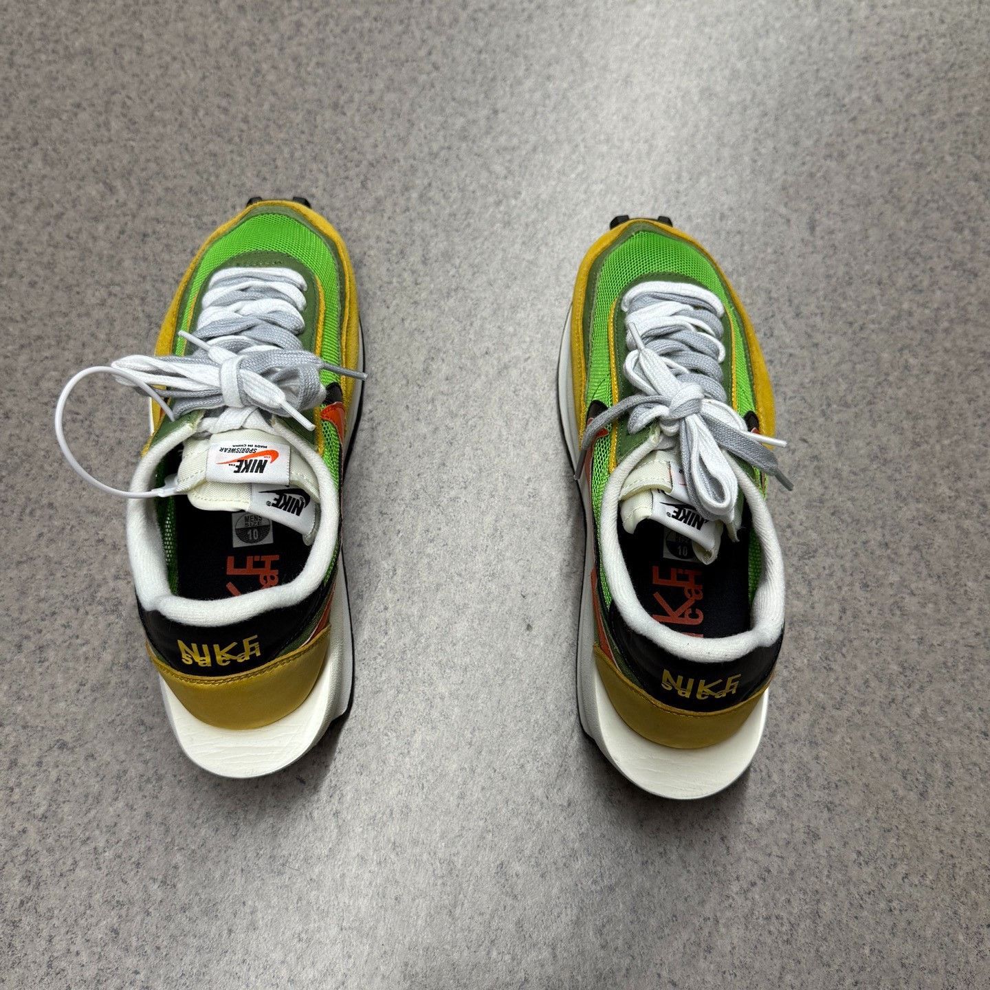 Sacai Sacai Yellow Lowtop Sneakers 10.5 Men Size US 10.5 / EU 43-44 - 7 Thumbnail