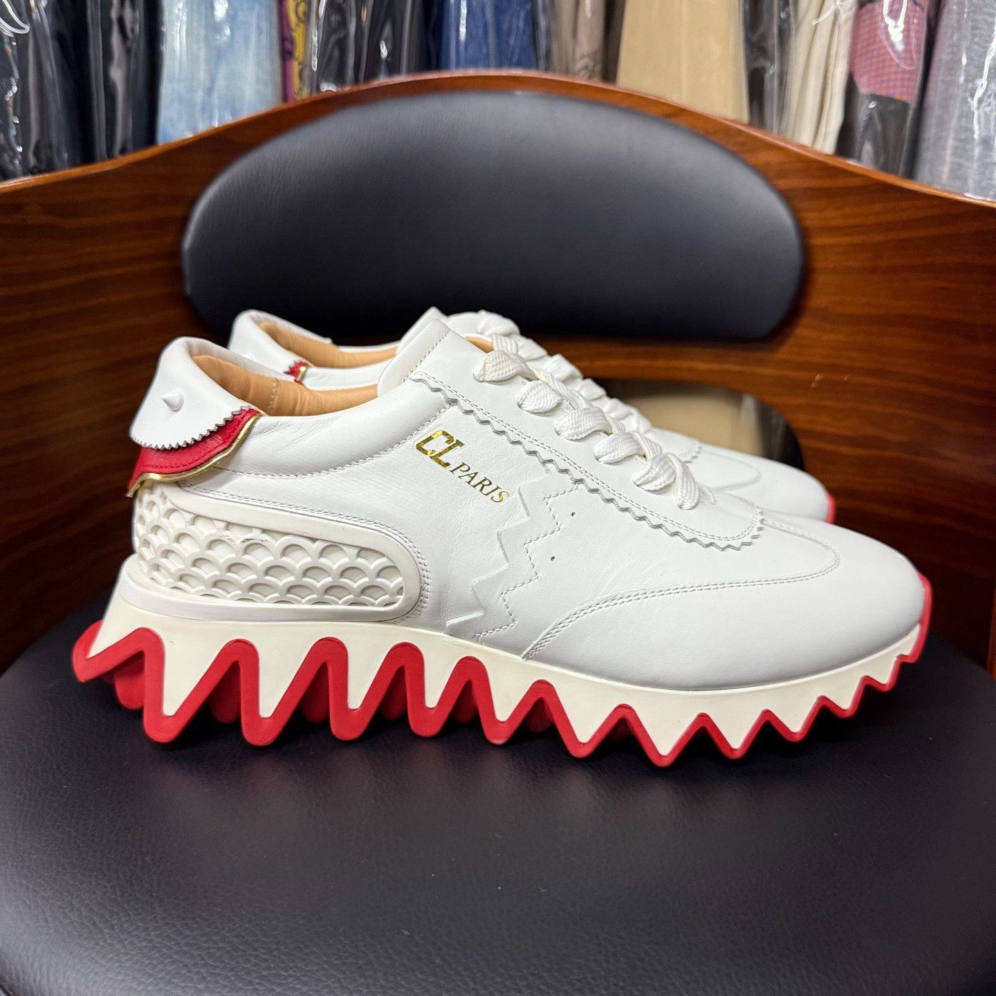 Nike Nike Leather White Lowtop Sneakers us_9 Women Size US 9 / IT 39 - 4 Thumbnail