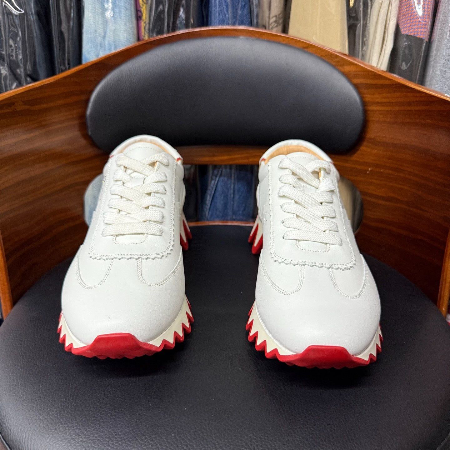 Nike Nike Leather White Lowtop Sneakers us_9 Women Size US 9 / IT 39 - 2 Thumbnail