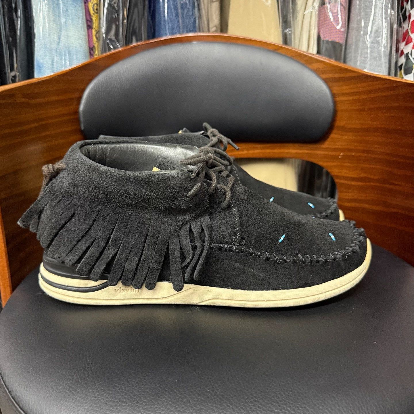 Visvim Visvim Limited Black Lowtop Sneakers 7.5 Men Size US 7.5 / EU 40-41 - 4 Thumbnail