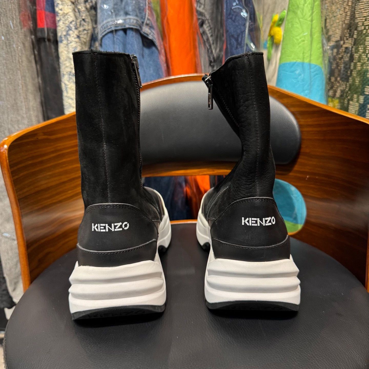 Kenzo Kenzo Black Boots 9 Men Size US 9 / EU 42 - 3 Thumbnail