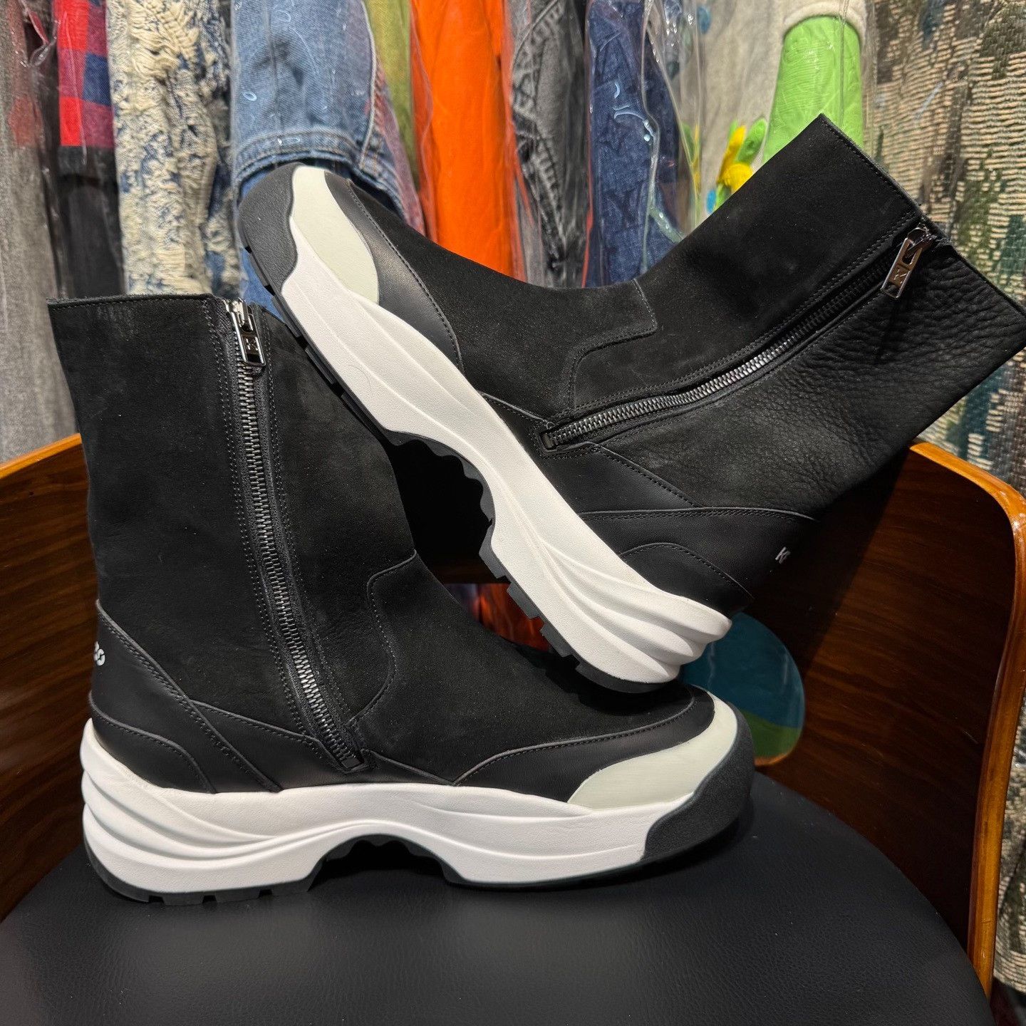 Kenzo Kenzo Black Boots 9 Men Size US 9 / EU 42 - 7 Thumbnail