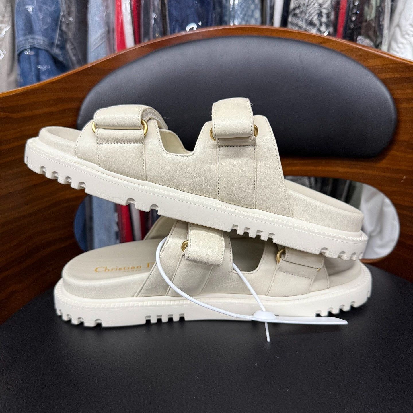 Dior Dior White Sandals us_6-5 Women Size US 6.5 / IT 36.5 - 7 Thumbnail