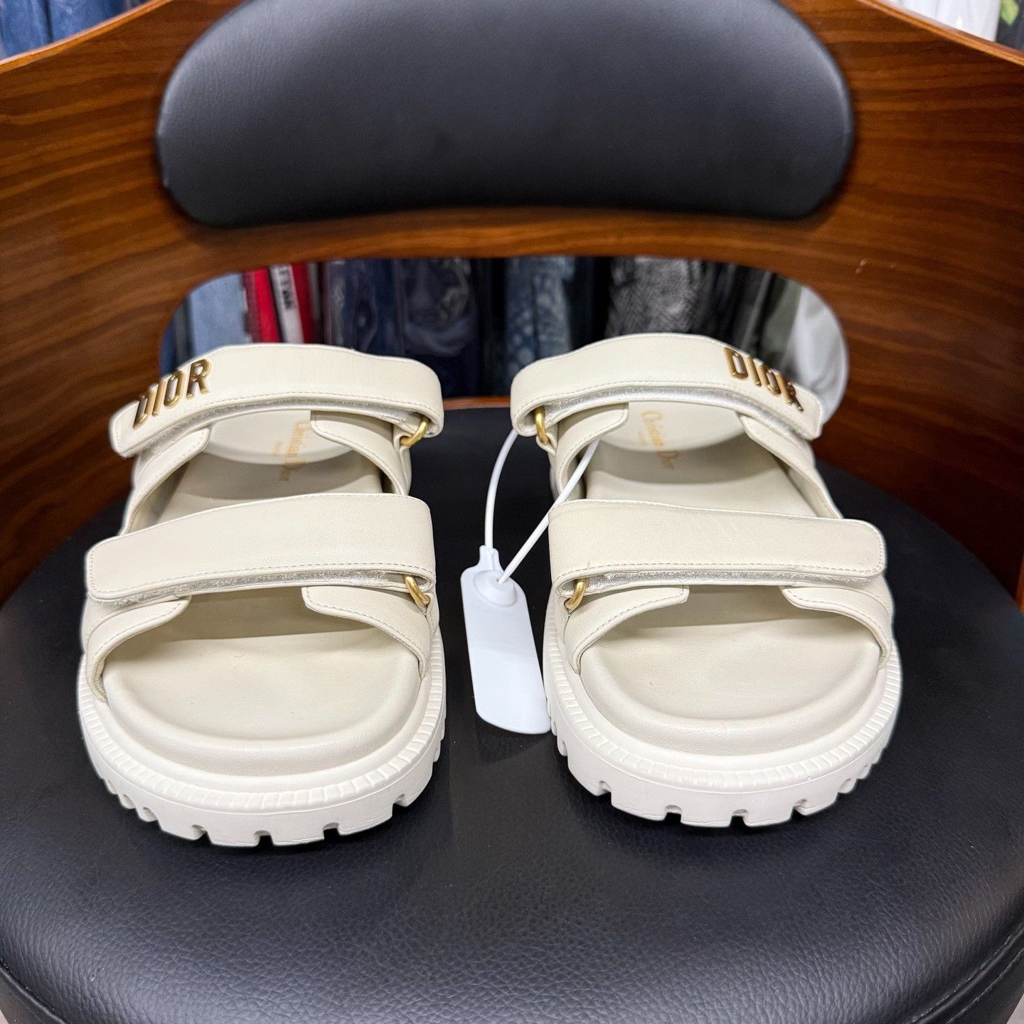 Dior Dior White Sandals us_6-5 Women Size US 6.5 / IT 36.5 - 2 Thumbnail