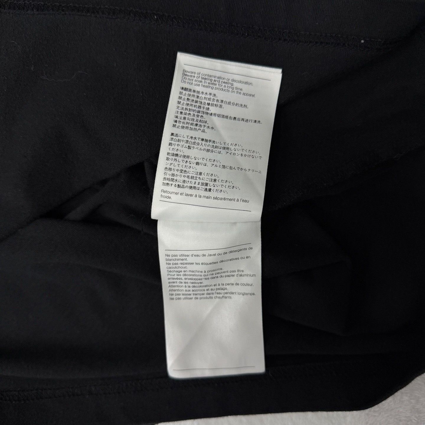 WE11DONE We11done Printed Black T-Shirt XS Women Size XS / US 0-2 / IT 36-38 - 4 Thumbnail