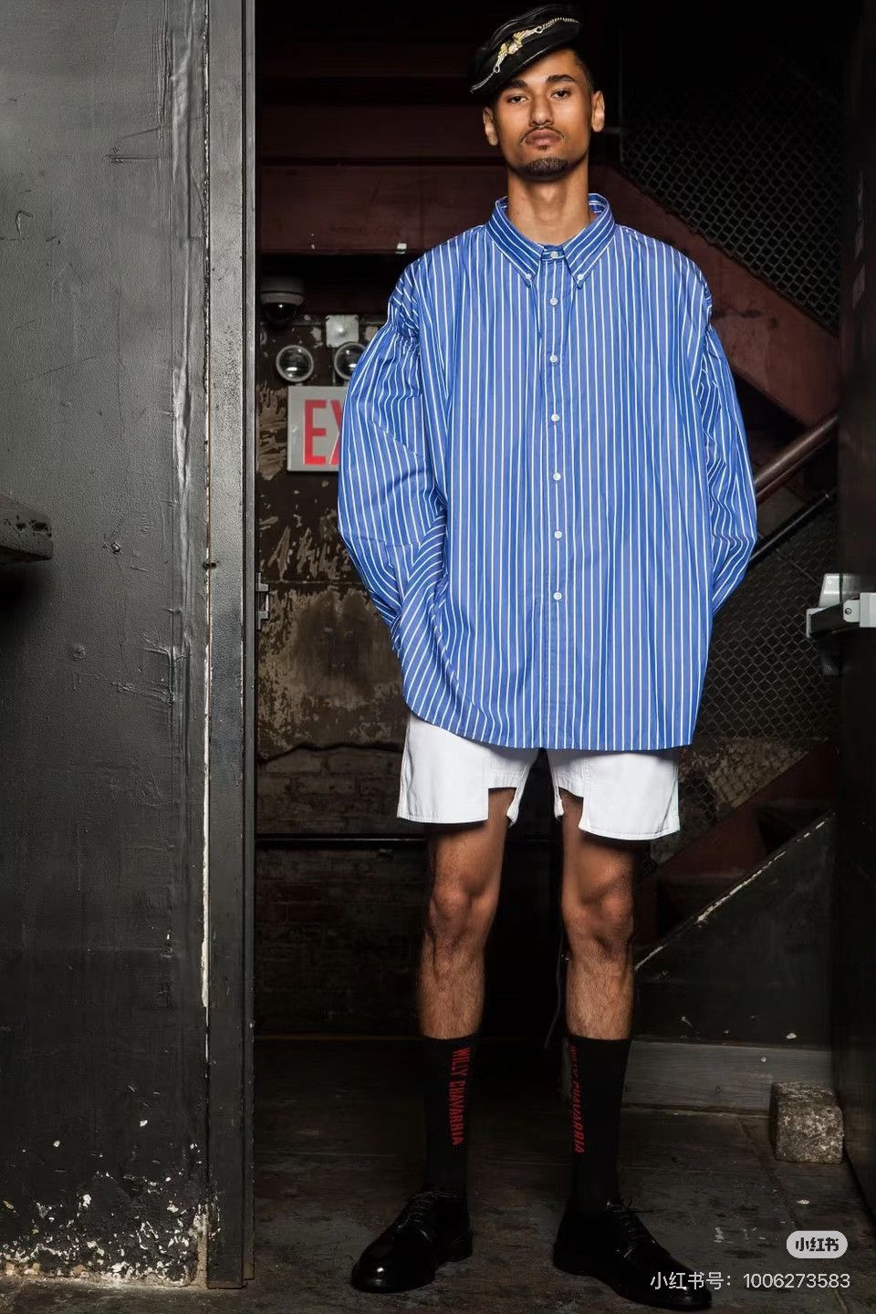 Balenciaga Balenciaga Striped Blue Shirt l Men Size US L / EU 52-54 / 3 - 6 Thumbnail