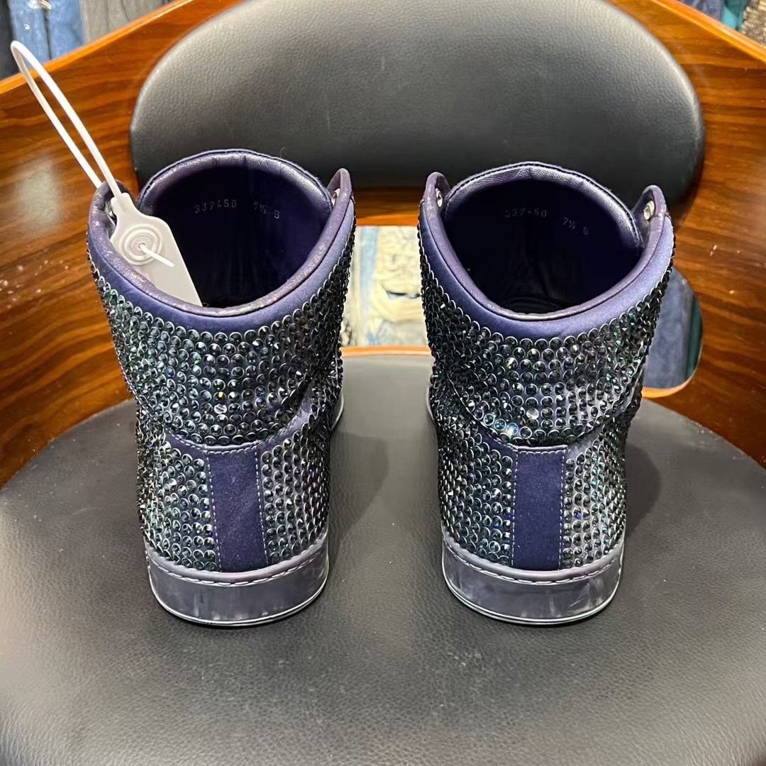 Gucci Gucci Purple Hitop Sneakers 9 Men Size US 9 / EU 42 - 3 Thumbnail