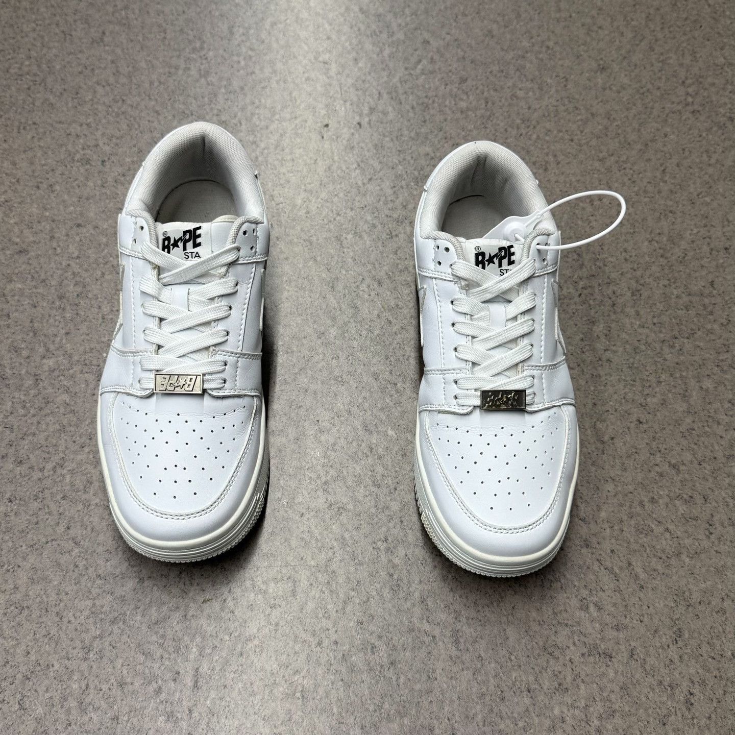 Bape Bape White Lowtop Sneakers 11 Men Size US 11 / EU 44 - 8 Thumbnail