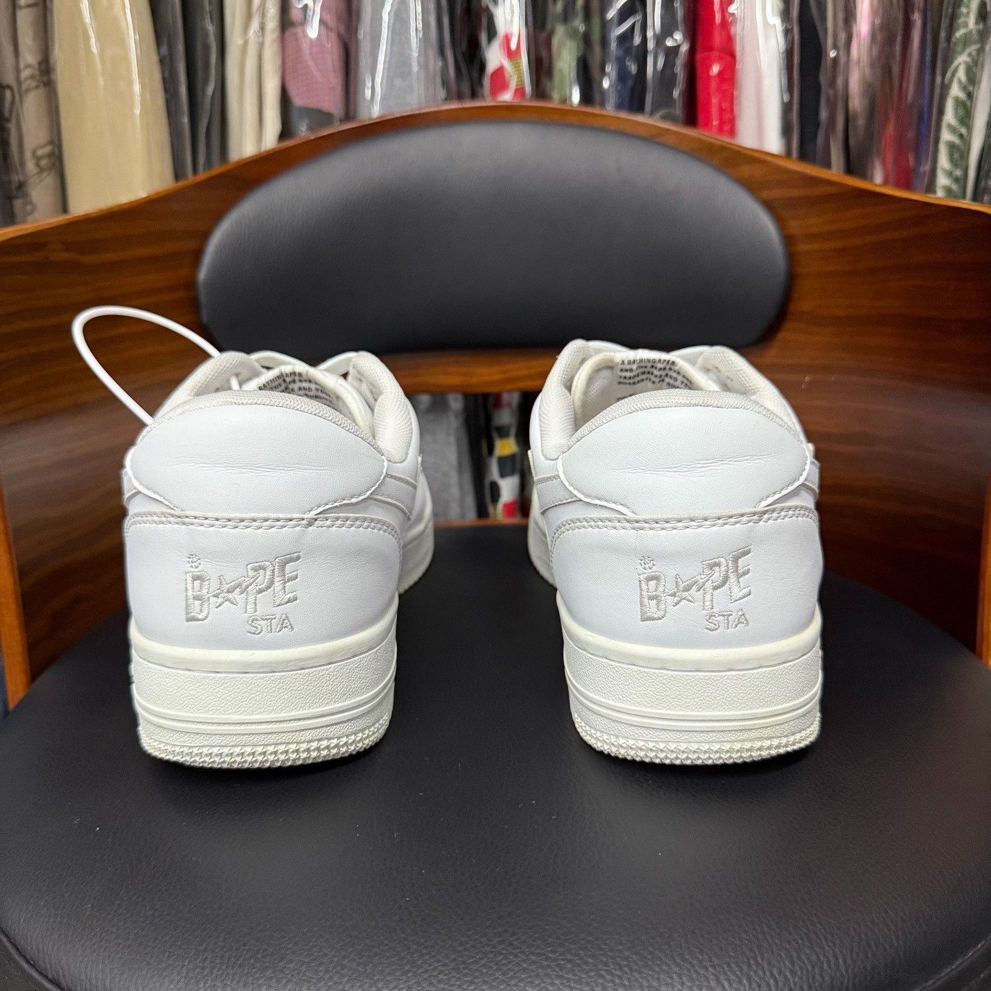 Bape Bape White Lowtop Sneakers 11 Men Size US 11 / EU 44 - 3 Thumbnail