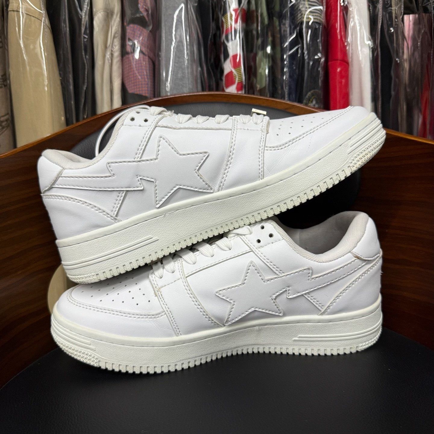 Bape Bape White Lowtop Sneakers 11 Men Size US 11 / EU 44 - 7 Thumbnail