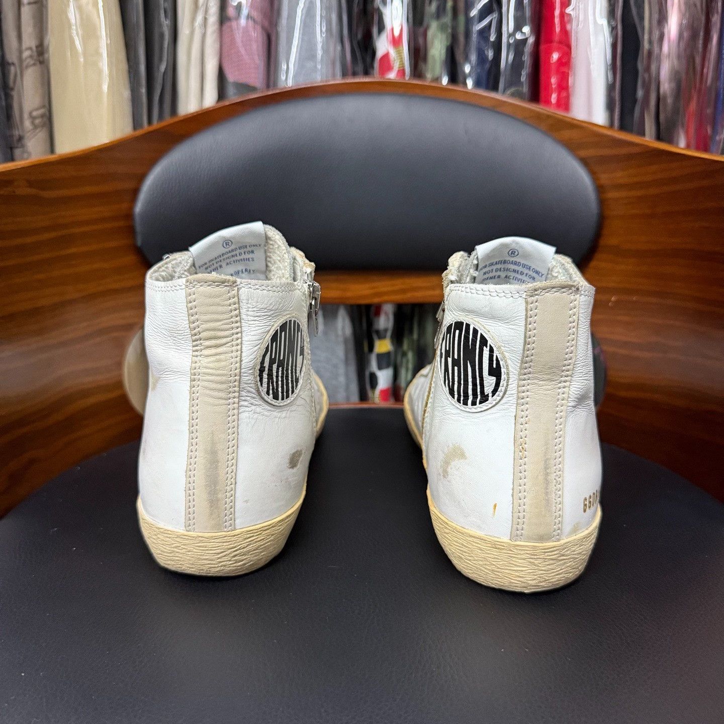 Golden Goose Golden Goose Yellow Hitop Sneakers us_7-5 Women Size US 7.5 / IT 37.5 - 3 Thumbnail