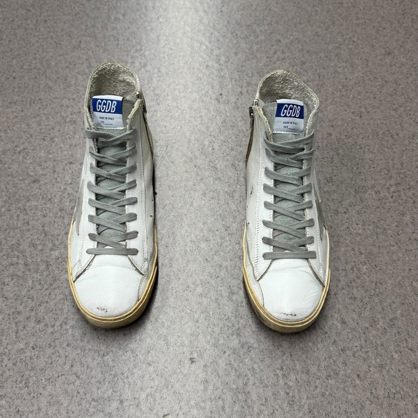 Golden Goose Golden Goose Yellow Hitop Sneakers us_7-5 Women Size US 7.5 / IT 37.5 - 8 Thumbnail
