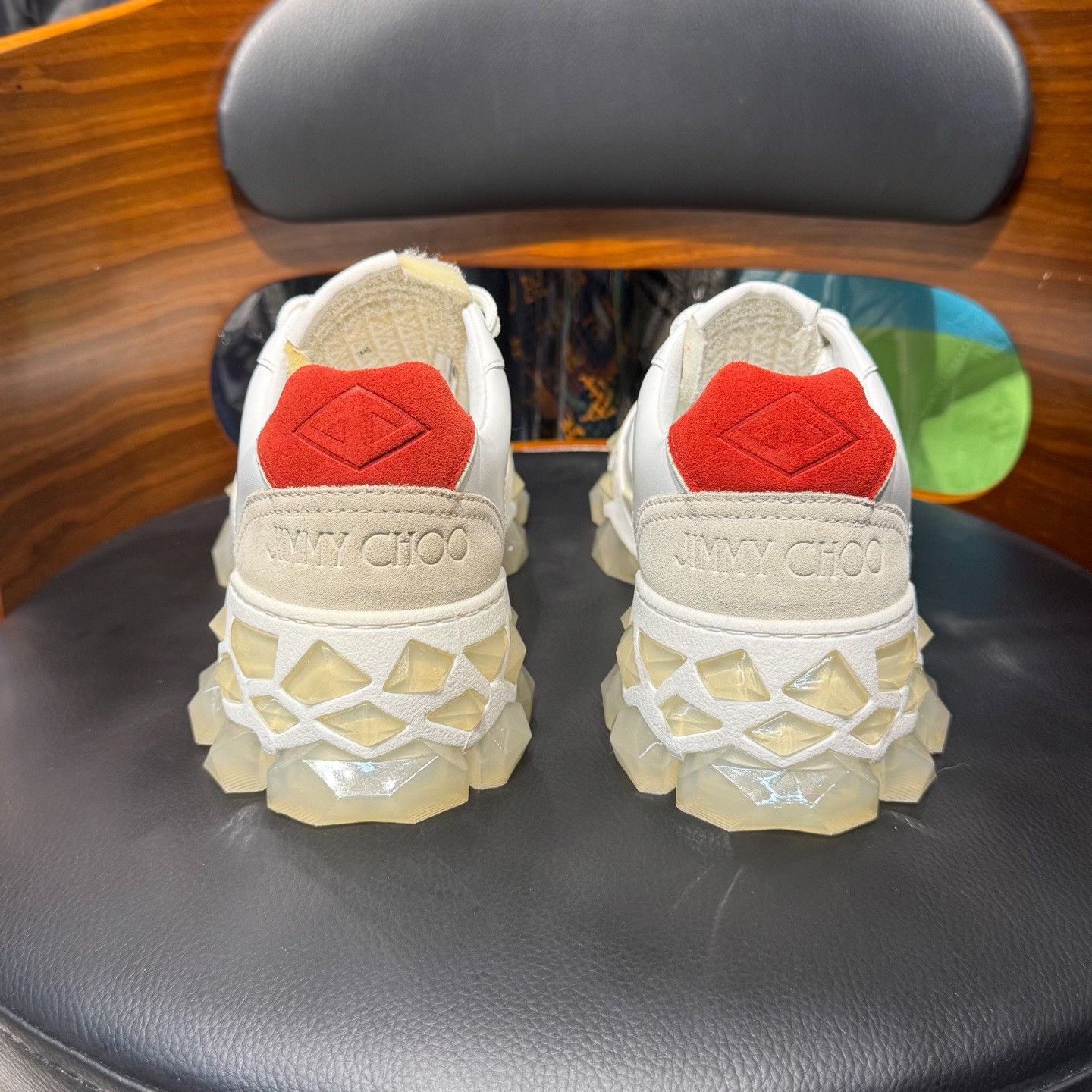 Jimmy Choo Jimmy Choo Training White Lowtop Sneakers us_6 Women Size US 6 / IT 36 - 3 Thumbnail