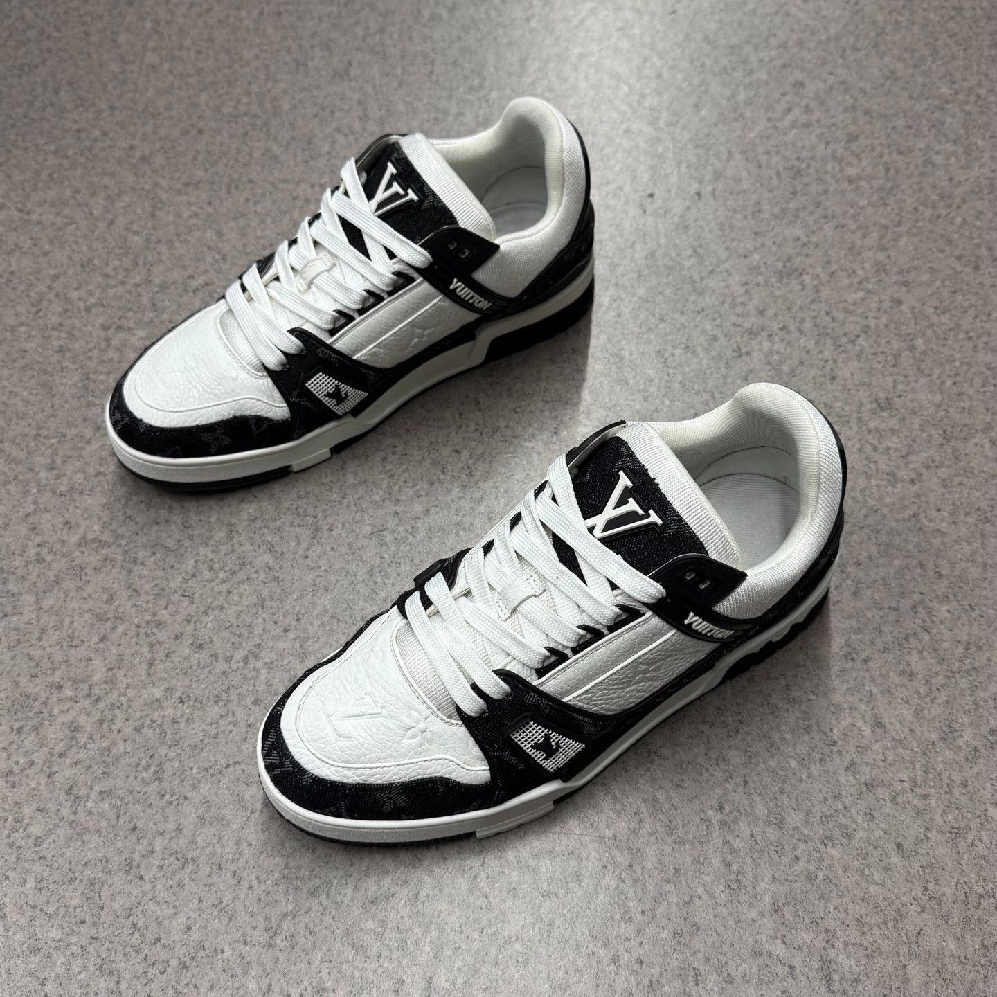 Louis Vuitton Louis Vuitton Training Denim Black Lowtop Sneakers 8 Men Size US 8 / EU 41 - 5 Thumbnail