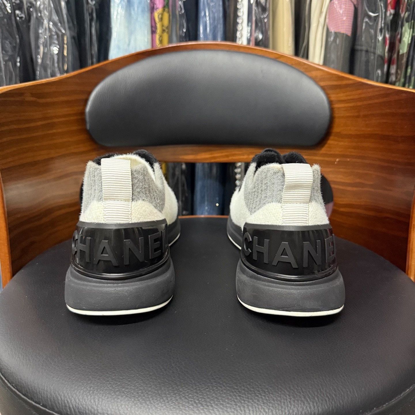 Chanel Chanel Black Lowtop Sneakers 8.5 Men Size US 8.5 / EU 41-42 - 3 Thumbnail