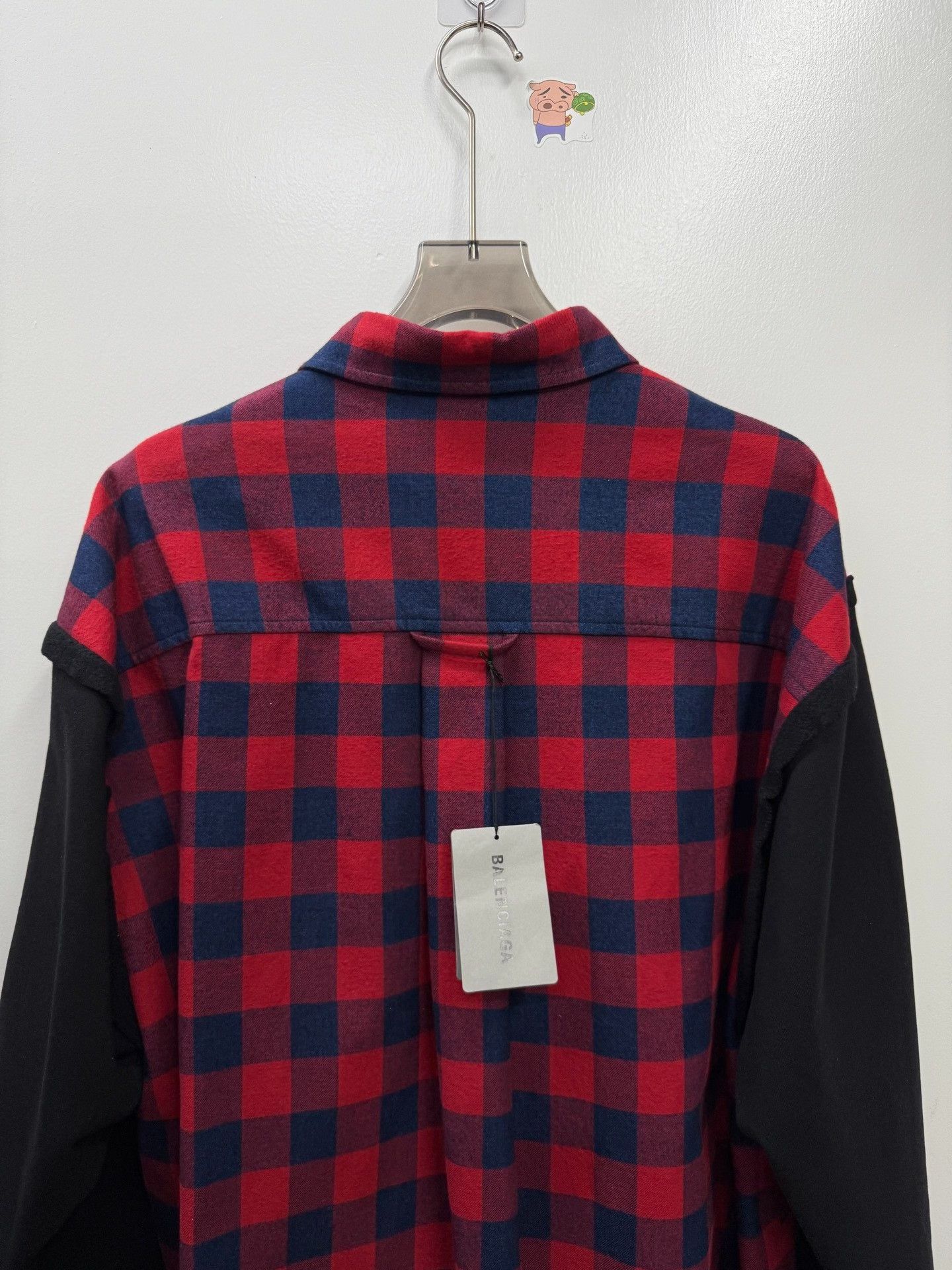 Balenciaga Balenciaga Patchwork Plaid Blue Shirt m Men Size US M / EU 48-50 / 2 - 5 Thumbnail