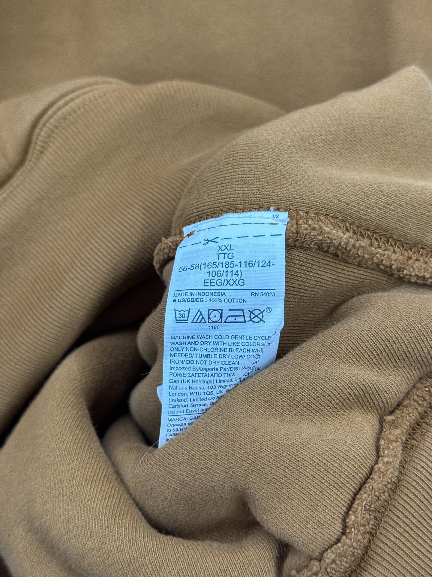 Adidas Adidas YEEZY Collab Brown Hoodie xxl Men Size US XXL / EU 58 / 5 - 5 Thumbnail
