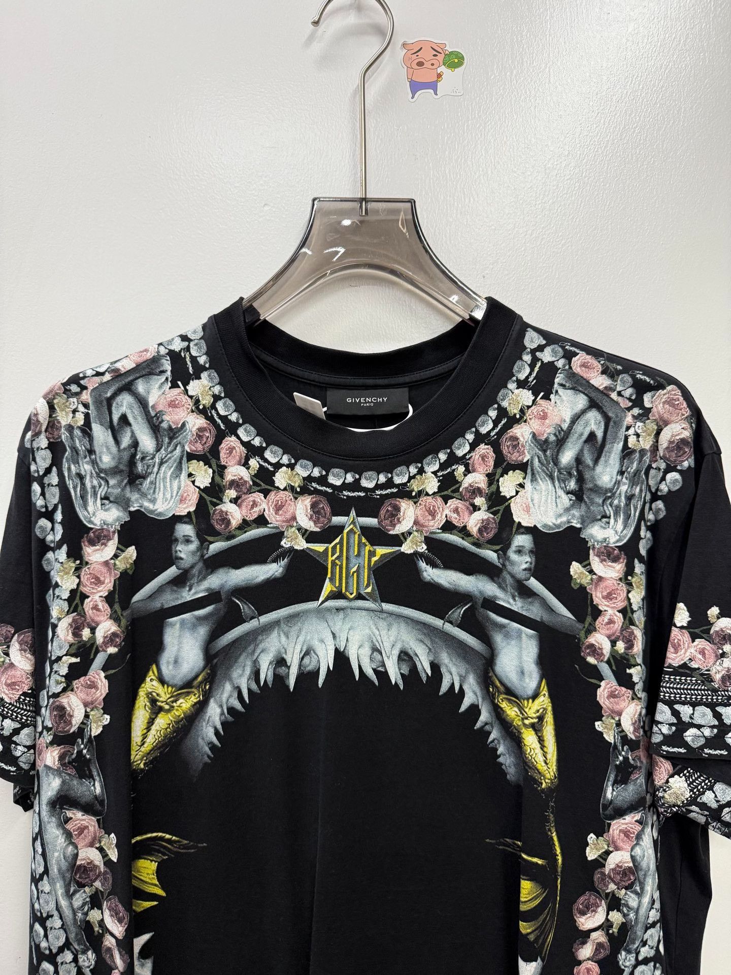 Givenchy Givenchy Floral Black T-Shirt xs Men Size US XS / EU 42 / 0 - 2 Thumbnail