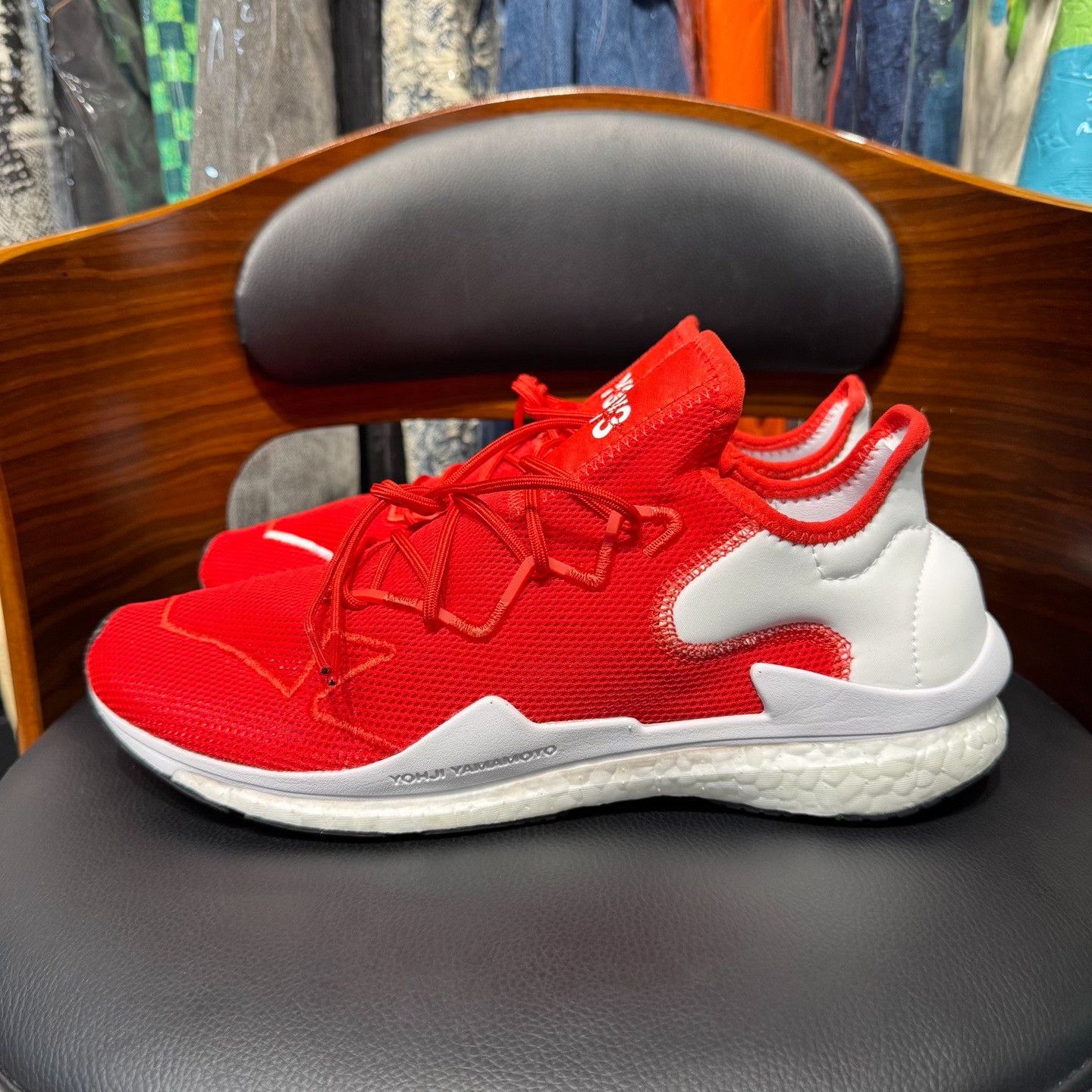 Y-3 Y-3 Running Red Lowtop Sneakers 11 Men Size US 11 / EU 44 - 6 Thumbnail