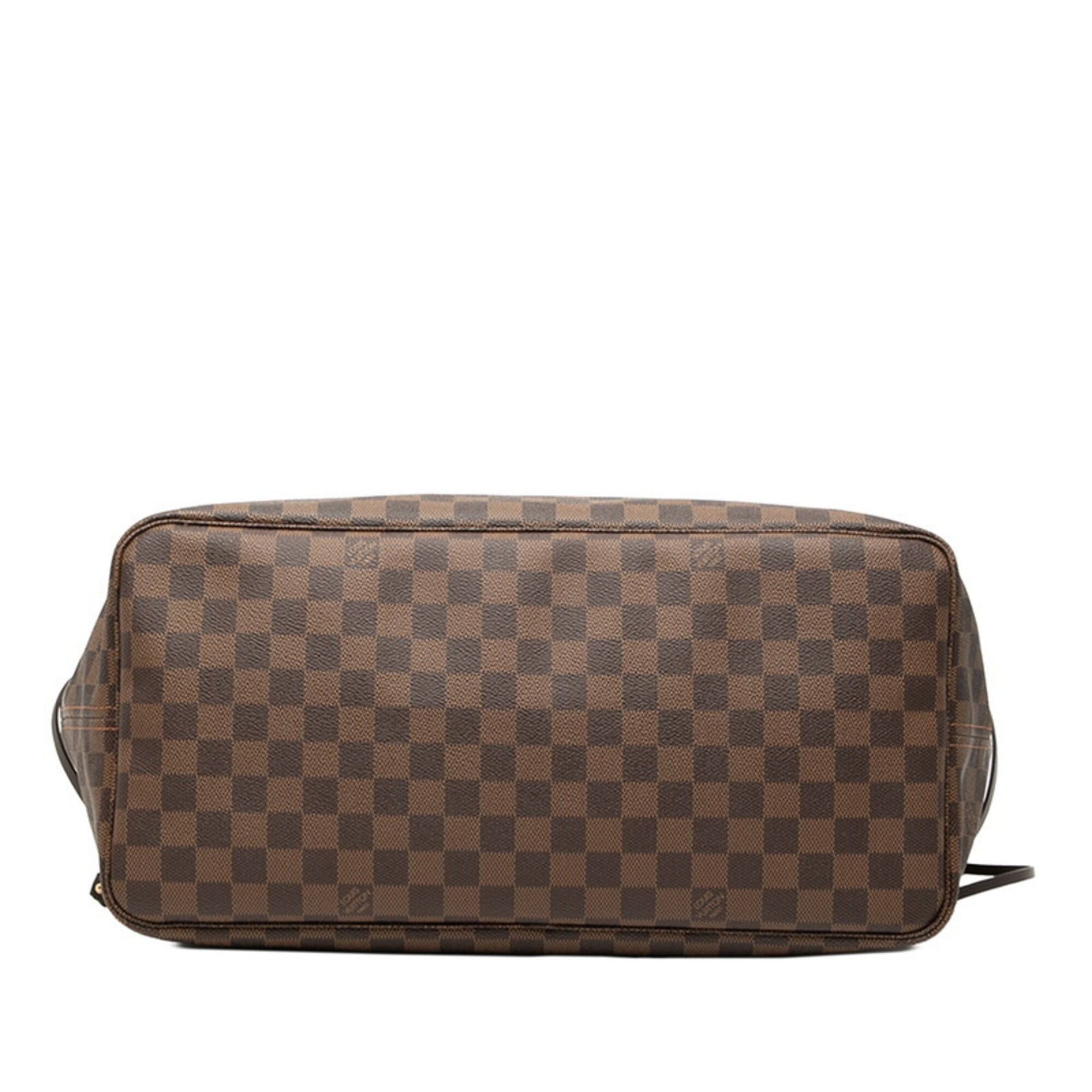 Louis Vuitton Louis Vuitton Damier Neverfull GM Tote Bag N51106 Brown Leather Women's LOUIS VUITTON Size ONE SIZE - 3 Thumbnail