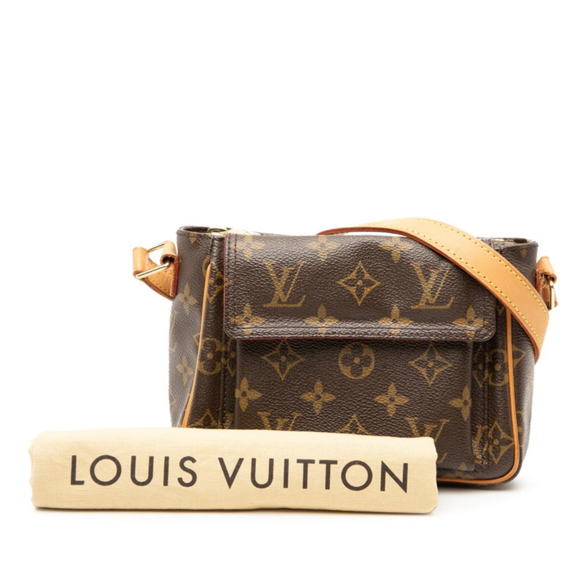 Louis Vuitton Louis Vuitton Monogram Vivacite PM Crossbody Shoulder Bag M51165 Brown Leather Women's LOUIS VUITTON Size ONE SIZE - 7 Thumbnail
