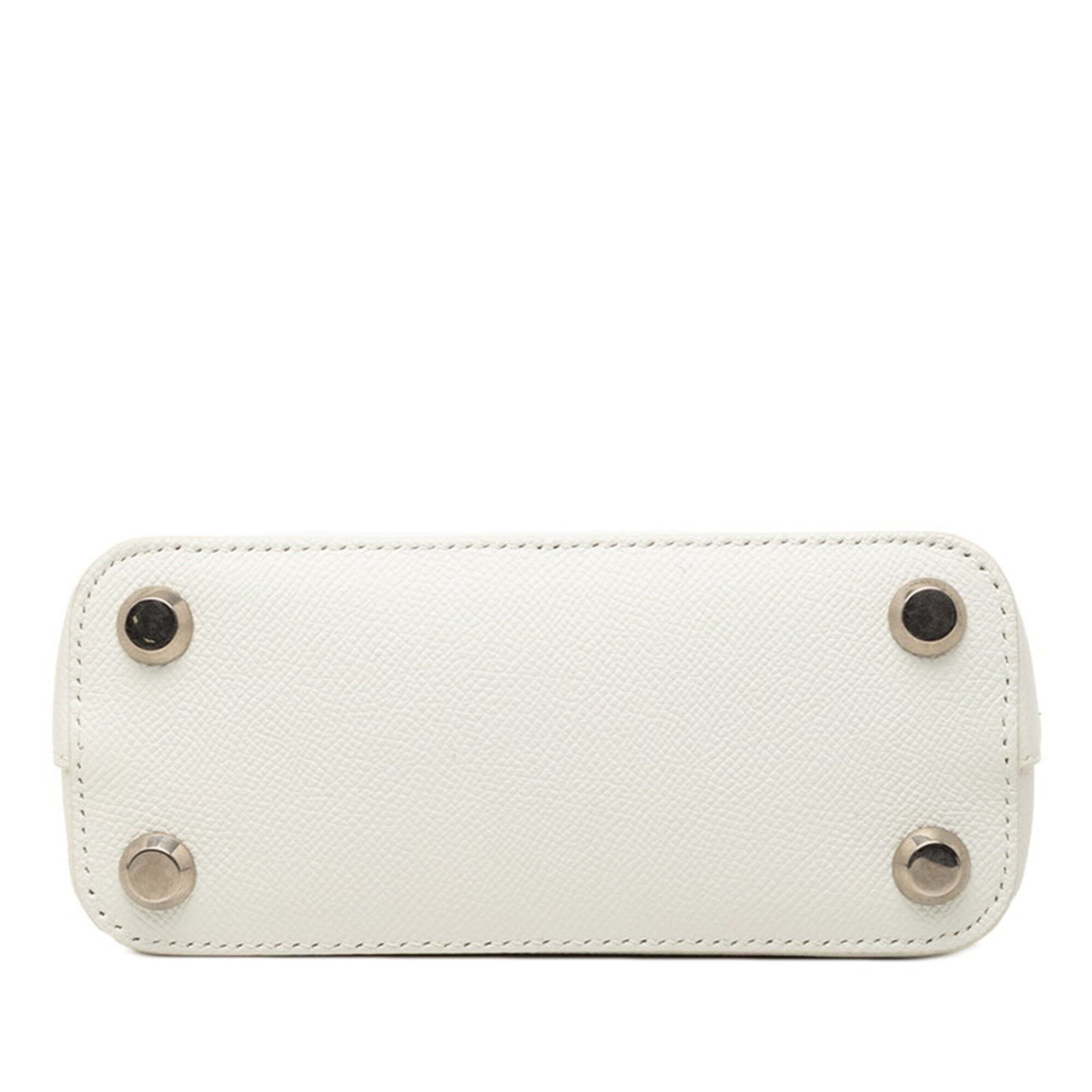 Balenciaga Balenciaga Ville Top Handle XXS Handbag Shoulder Bag 2WAY 550646 White Leather Women's BALENCIAGA Size ONE SIZE - 3 Thumbnail