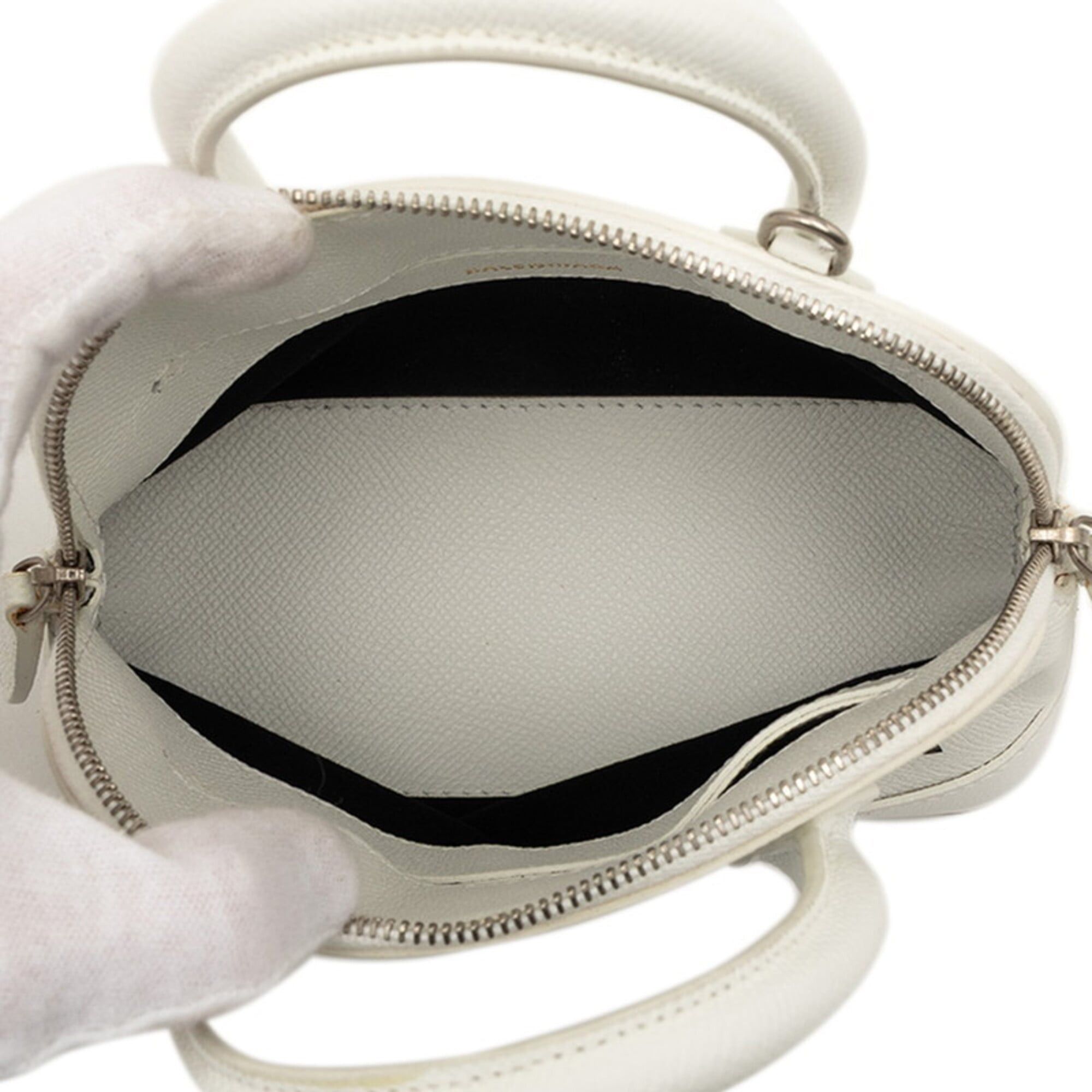 Balenciaga Balenciaga Ville Top Handle XXS Handbag Shoulder Bag 2WAY 550646 White Leather Women's BALENCIAGA Size ONE SIZE - 5 Thumbnail