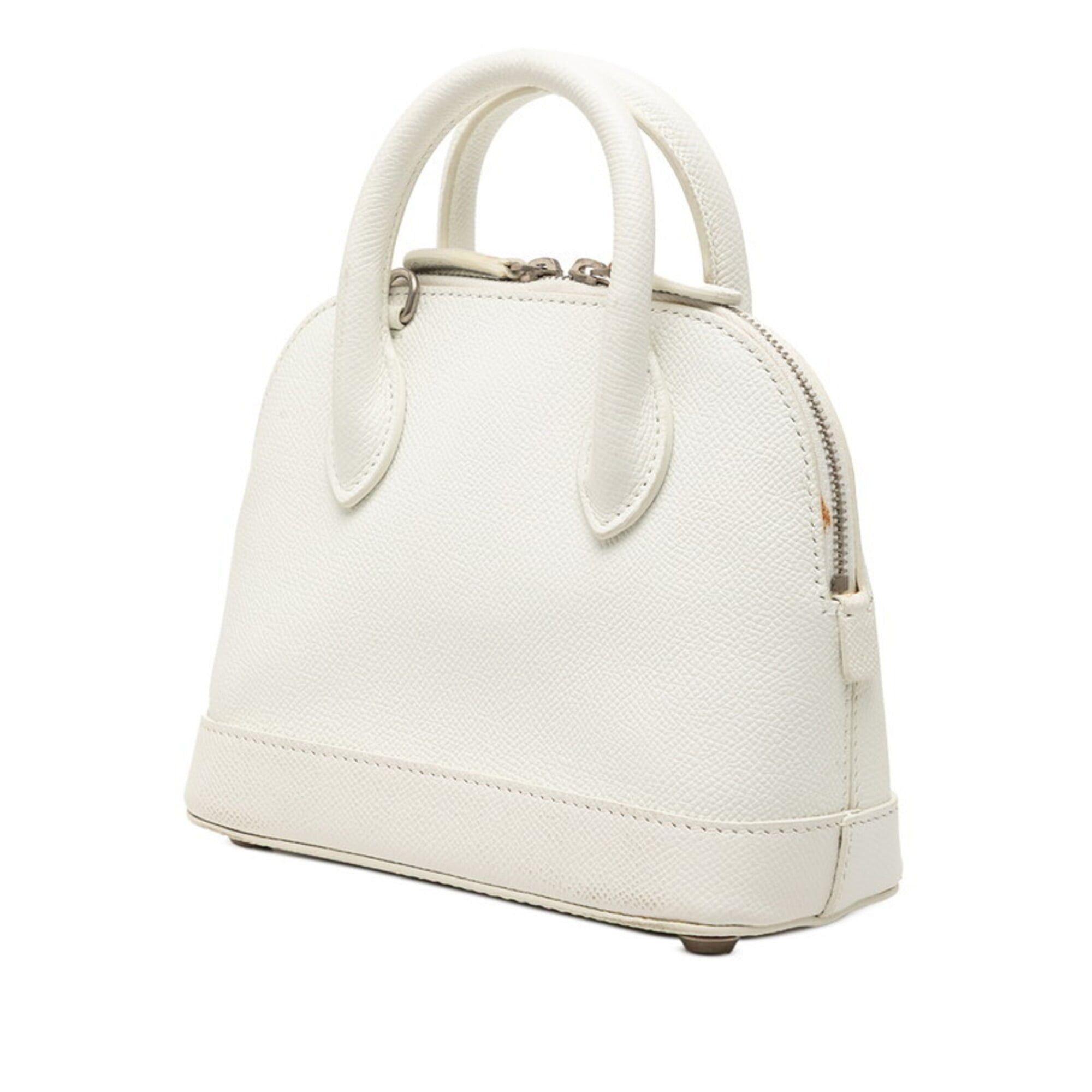 Balenciaga Balenciaga Ville Top Handle XXS Handbag Shoulder Bag 2WAY 550646 White Leather Women's BALENCIAGA Size ONE SIZE - 2 Thumbnail