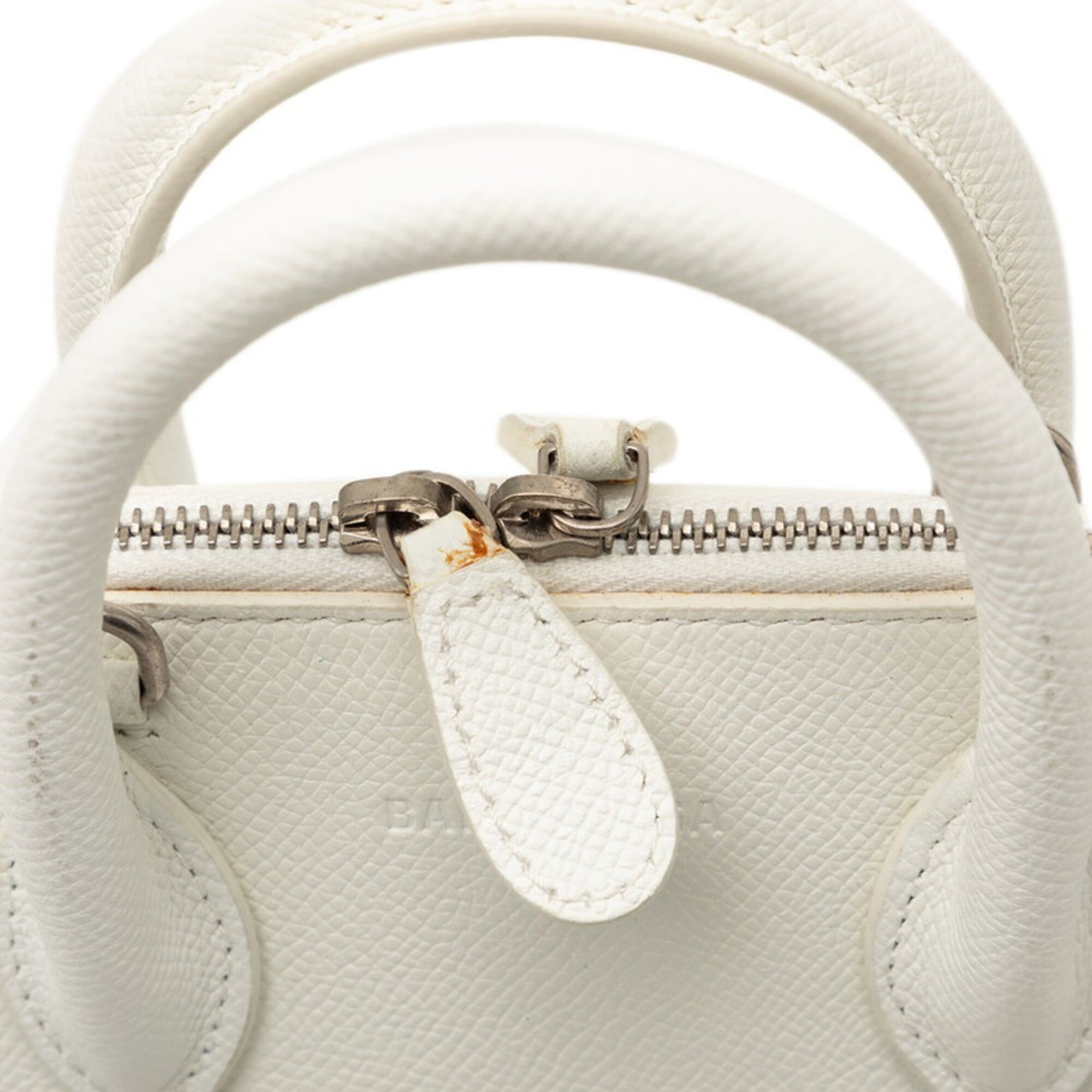 Balenciaga Balenciaga Ville Top Handle XXS Handbag Shoulder Bag 2WAY 550646 White Leather Women's BALENCIAGA Size ONE SIZE - 4 Thumbnail