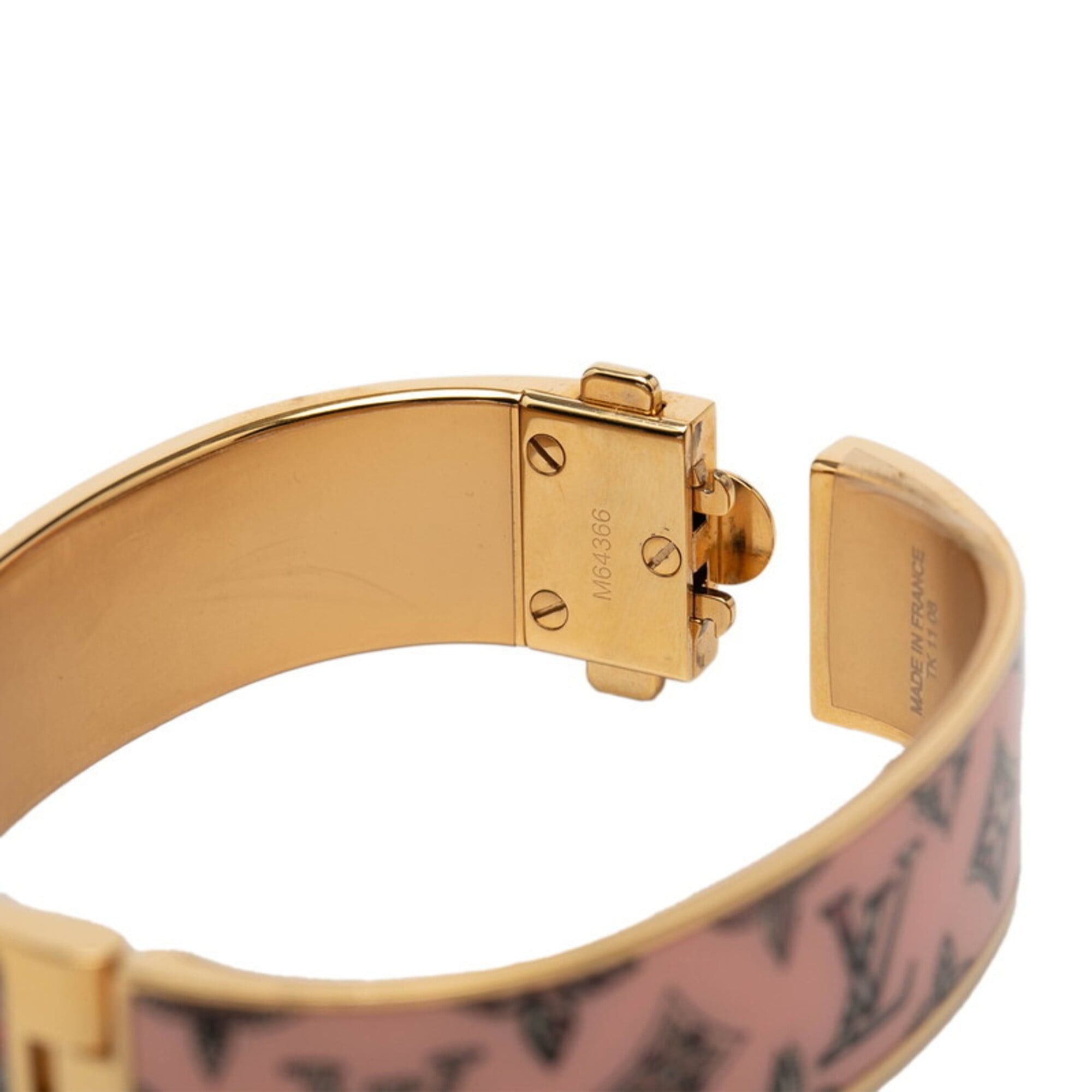 Louis Vuitton Louis Vuitton LV Confidential PM Bracelet Bangle, Size: S, M64366, Gold Multicolor Plated, Women's. Size ONE SIZE - 4 Thumbnail