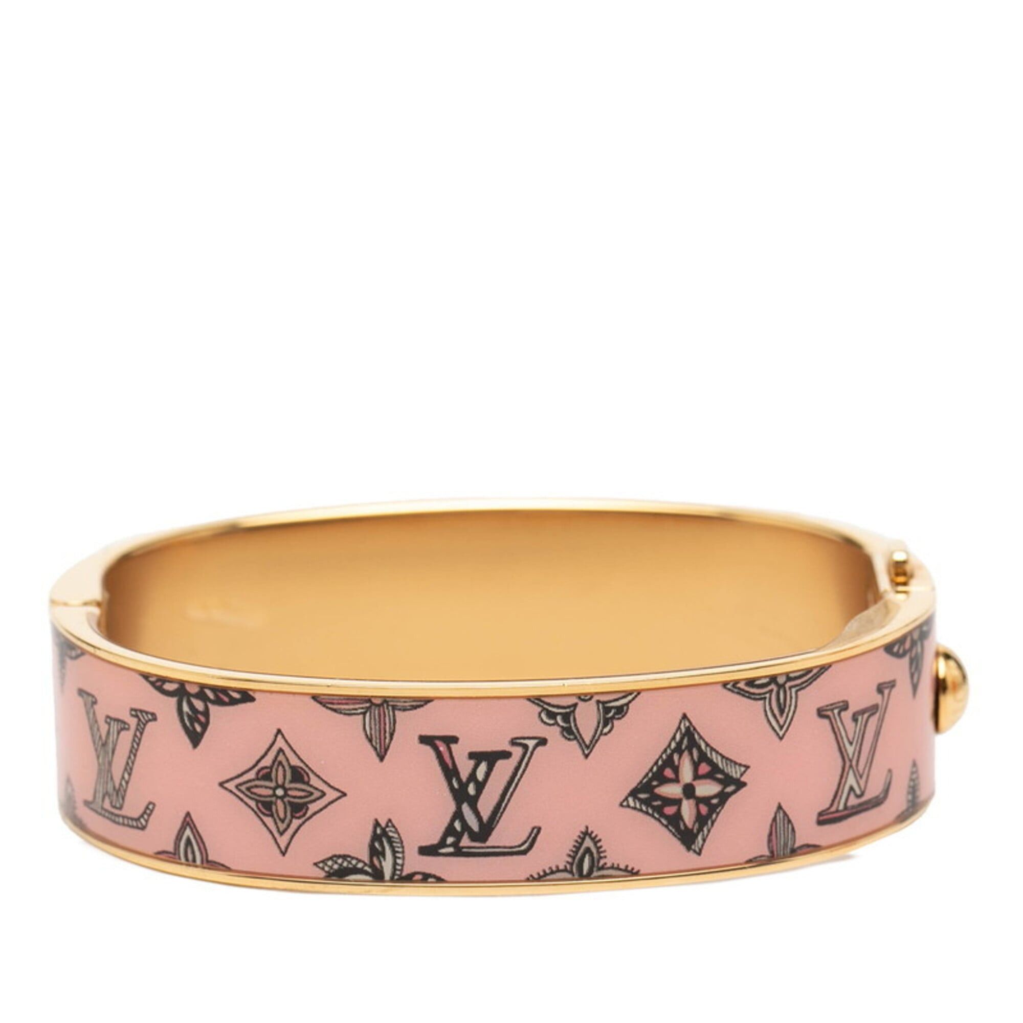 Louis Vuitton Louis Vuitton LV Confidential PM Bracelet Bangle, Size: S, M64366, Gold Multicolor Plated, Women's. Size ONE SIZE - 3 Thumbnail