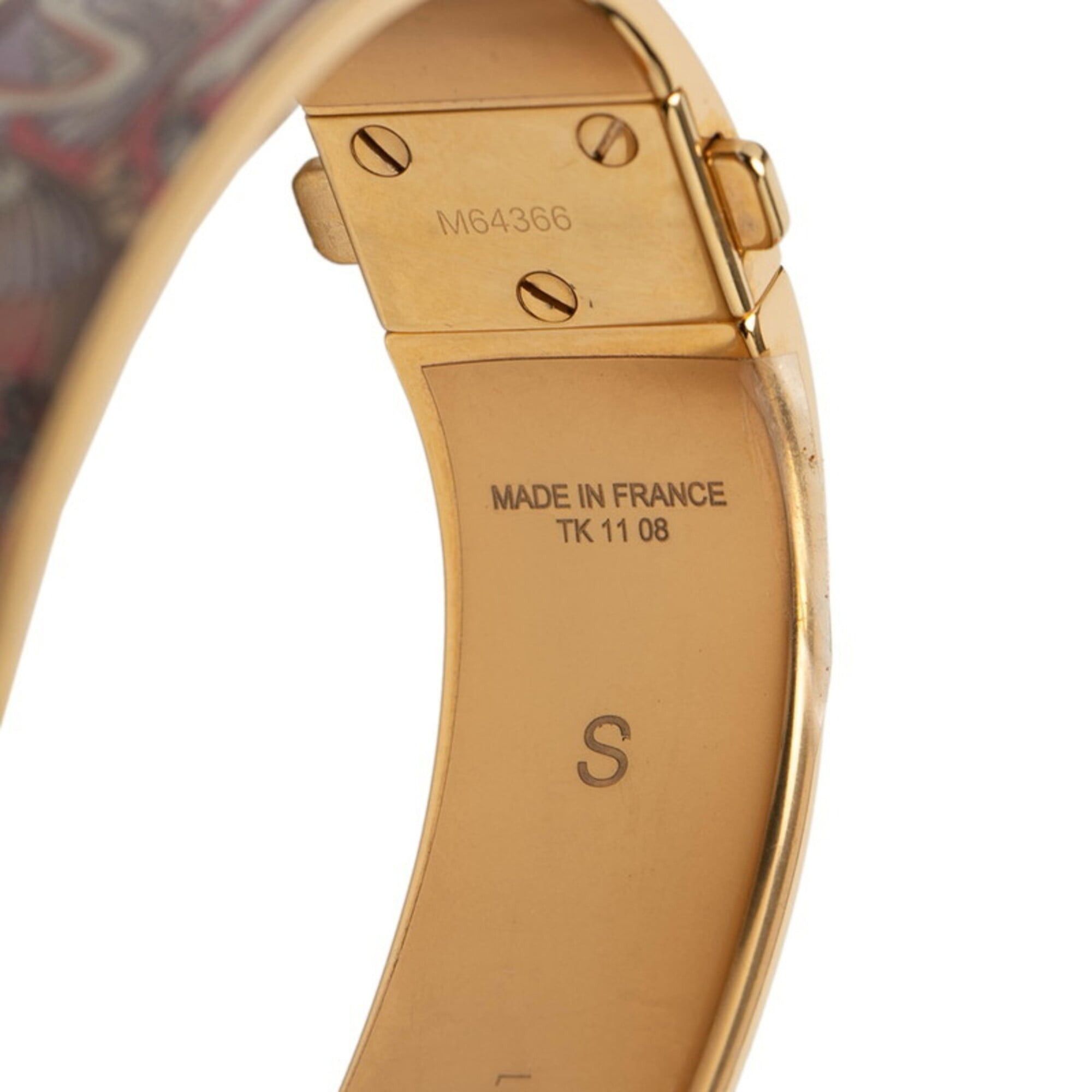 Louis Vuitton Louis Vuitton LV Confidential PM Bracelet Bangle, Size: S, M64366, Gold Multicolor Plated, Women's. Size ONE SIZE - 6 Thumbnail