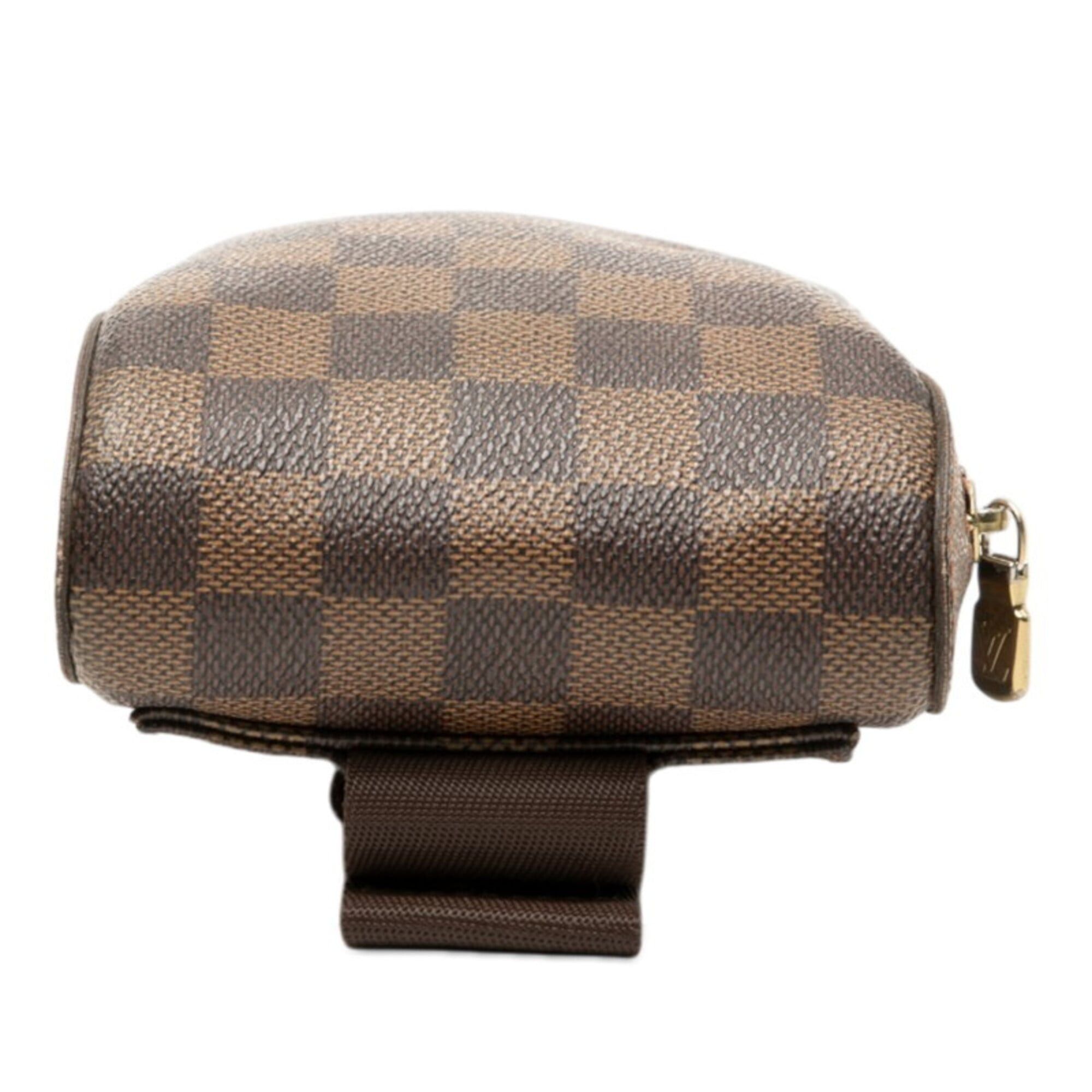 Louis Vuitton Louis Vuitton Damier Geronimos Body Bag Waist Shoulder N51194 Brown Leather Women's LOUIS VUITTON Size ONE SIZE - 3 Thumbnail