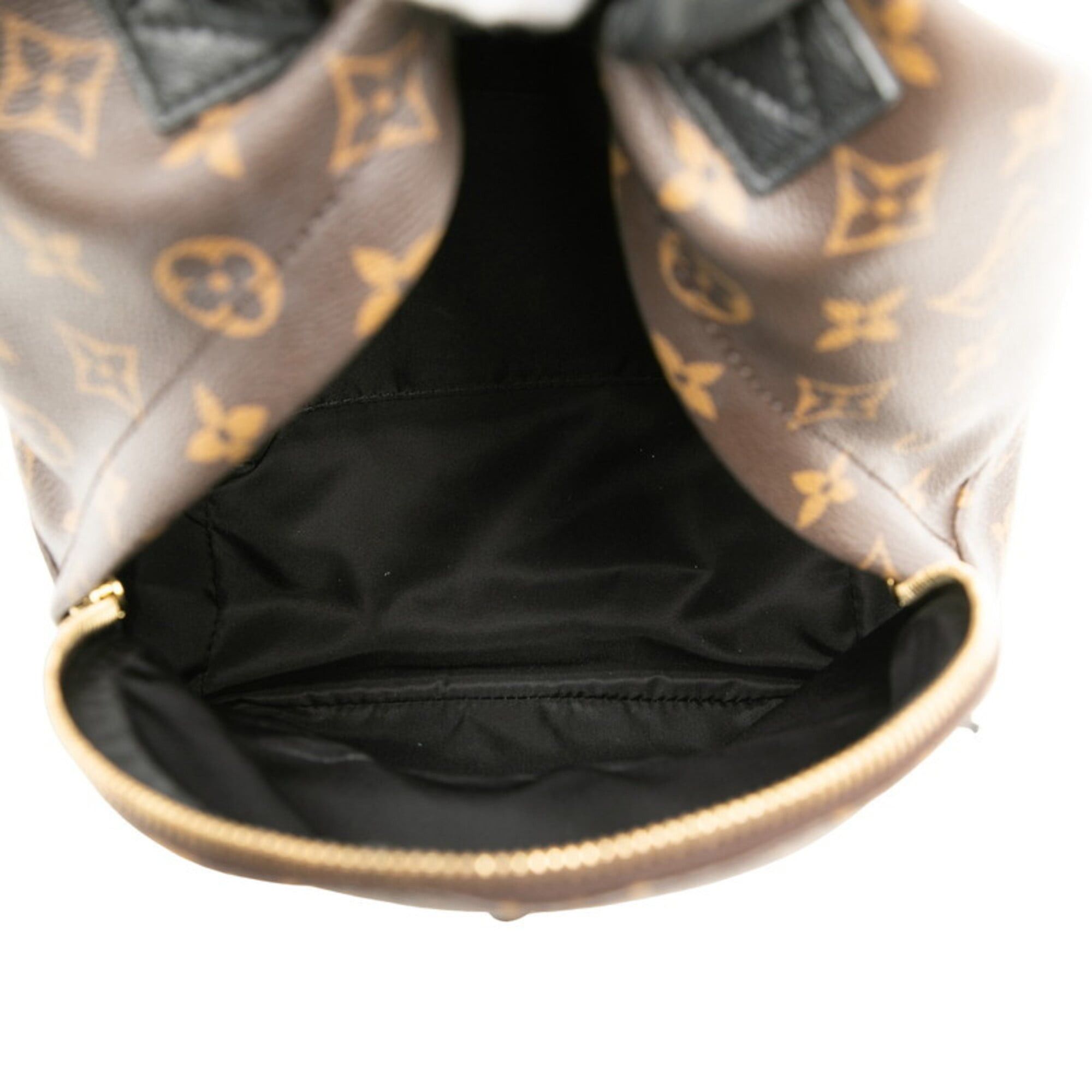 Louis Vuitton Louis Vuitton Monogram Palm Springs PM Backpack M41560 Brown Black Leather Women's LOUIS VUITTON Size ONE SIZE - 4 Thumbnail