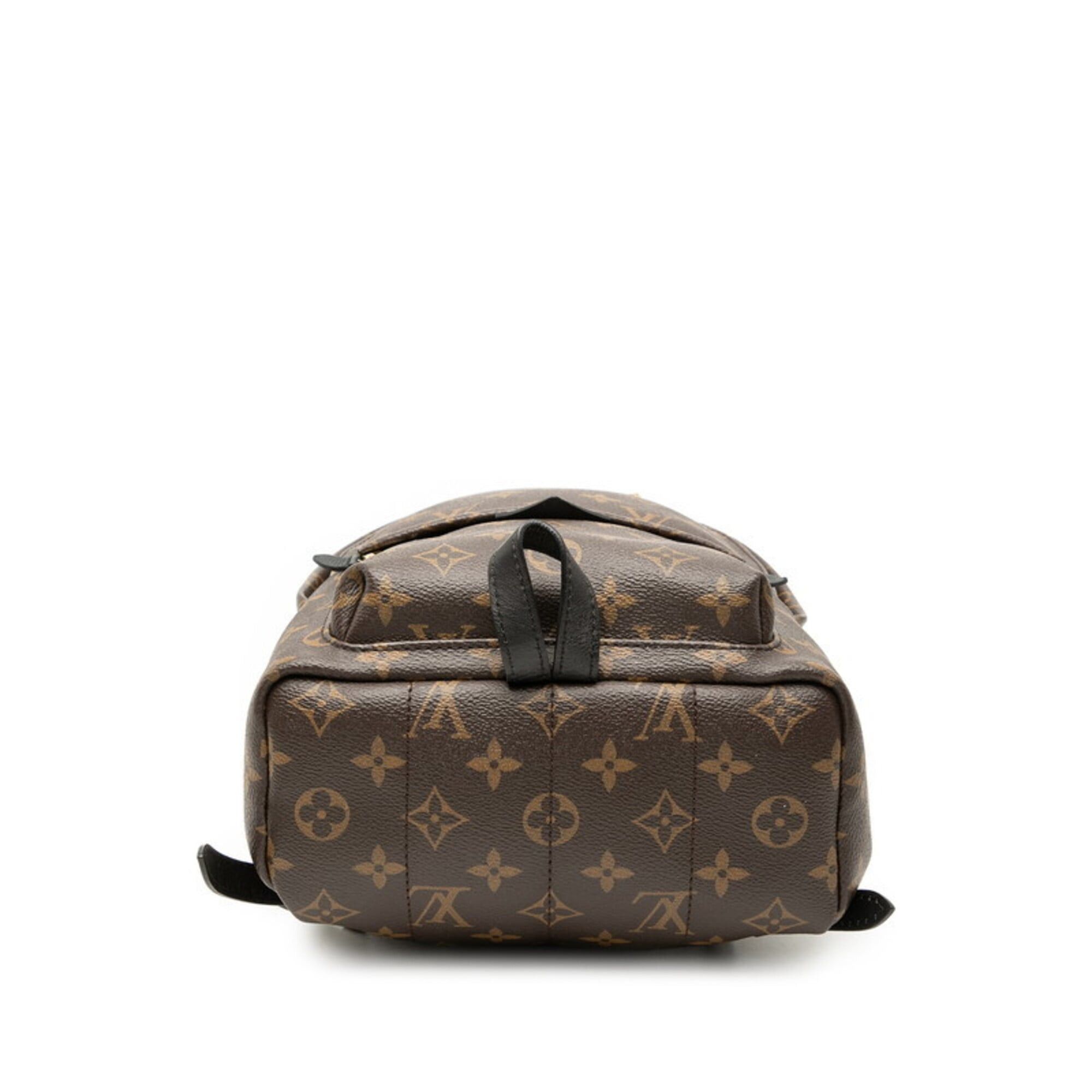 Louis Vuitton Louis Vuitton Monogram Palm Springs PM Backpack M41560 Brown Black Leather Women's LOUIS VUITTON Size ONE SIZE - 3 Thumbnail