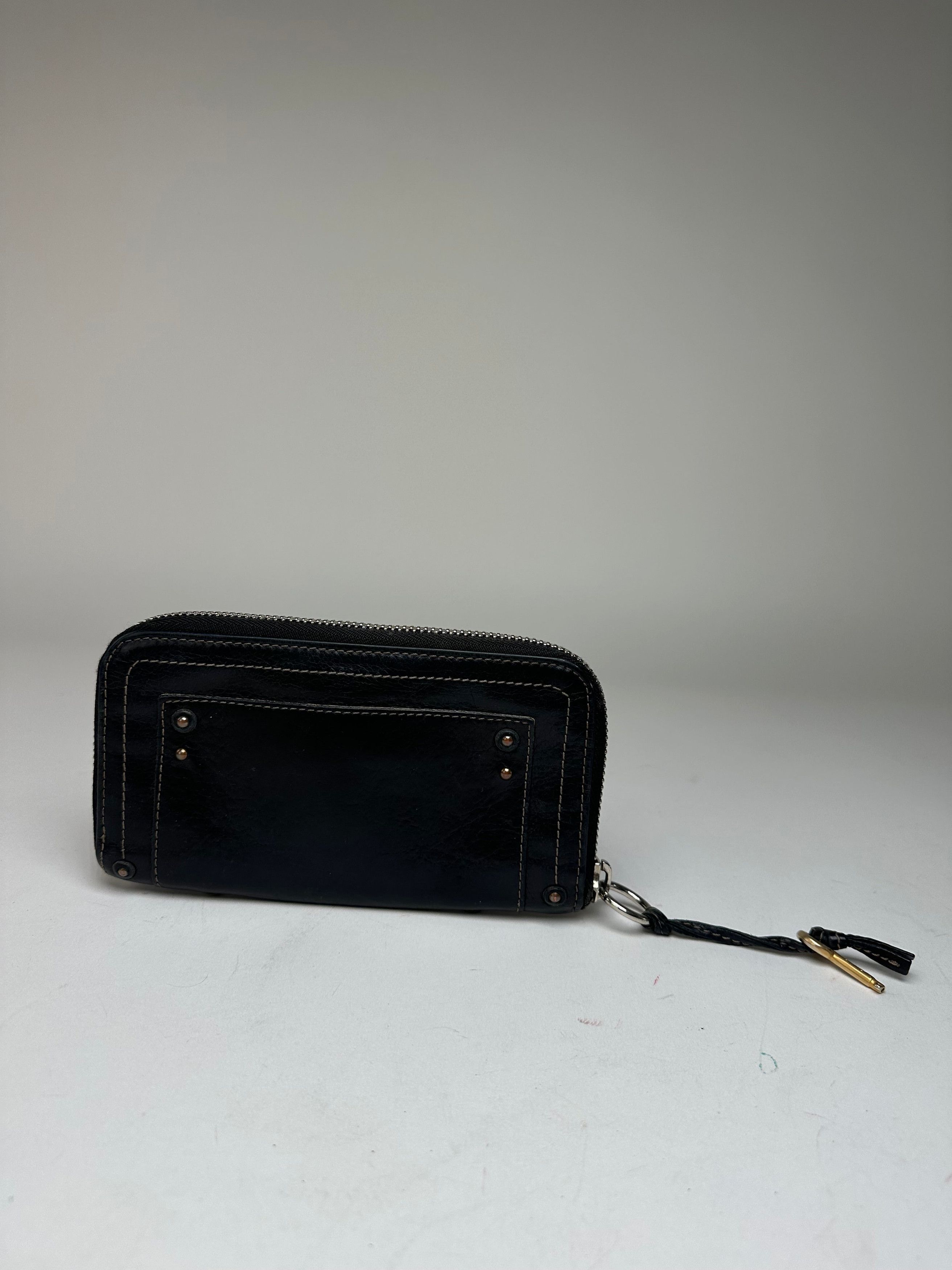 Chloe Vintage Paddington Leather Long Wallet Black Size ONE SIZE - 2 Thumbnail