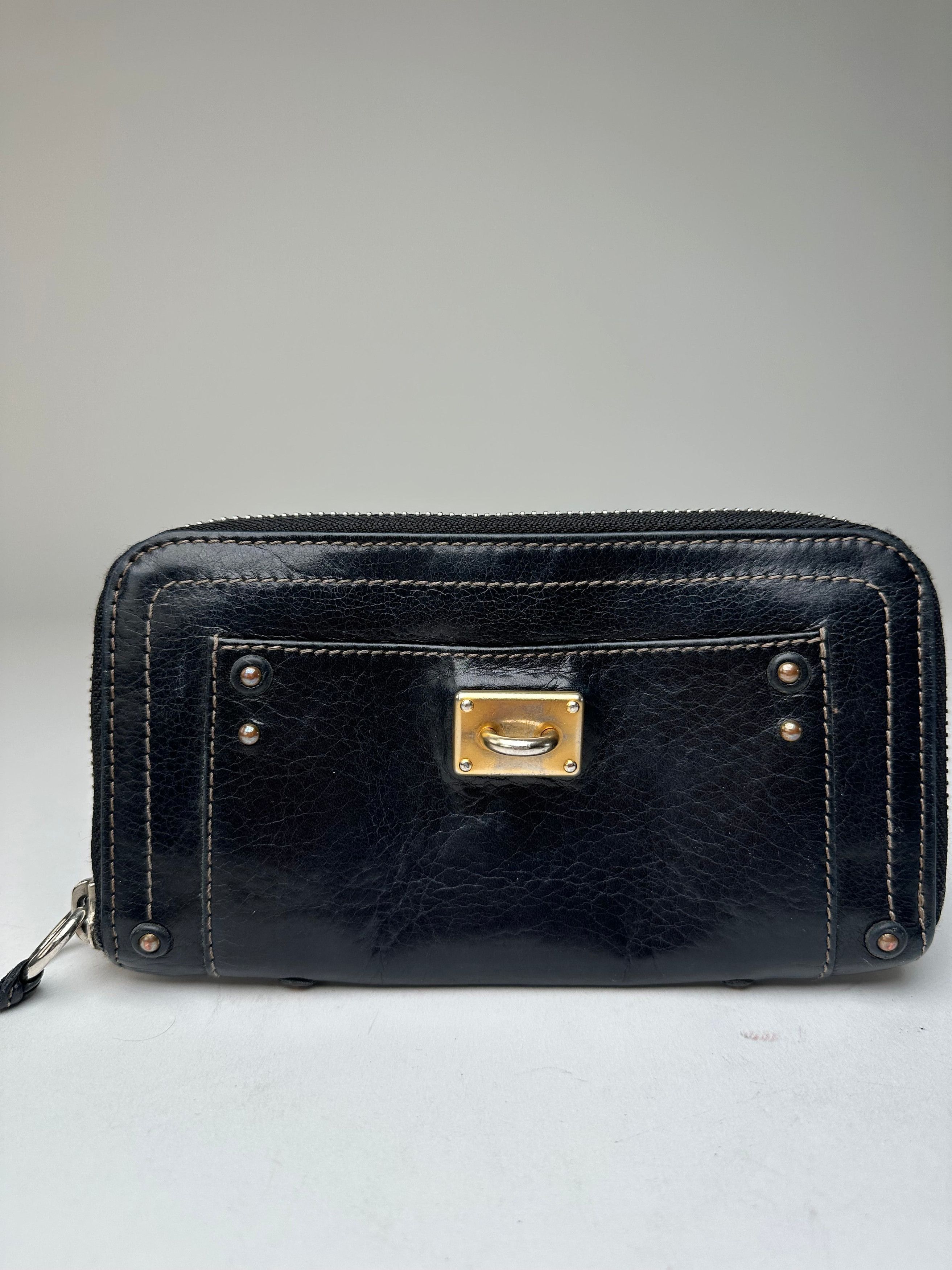 Chloe Vintage Paddington Leather Long Wallet Black Size ONE SIZE - 5 Thumbnail