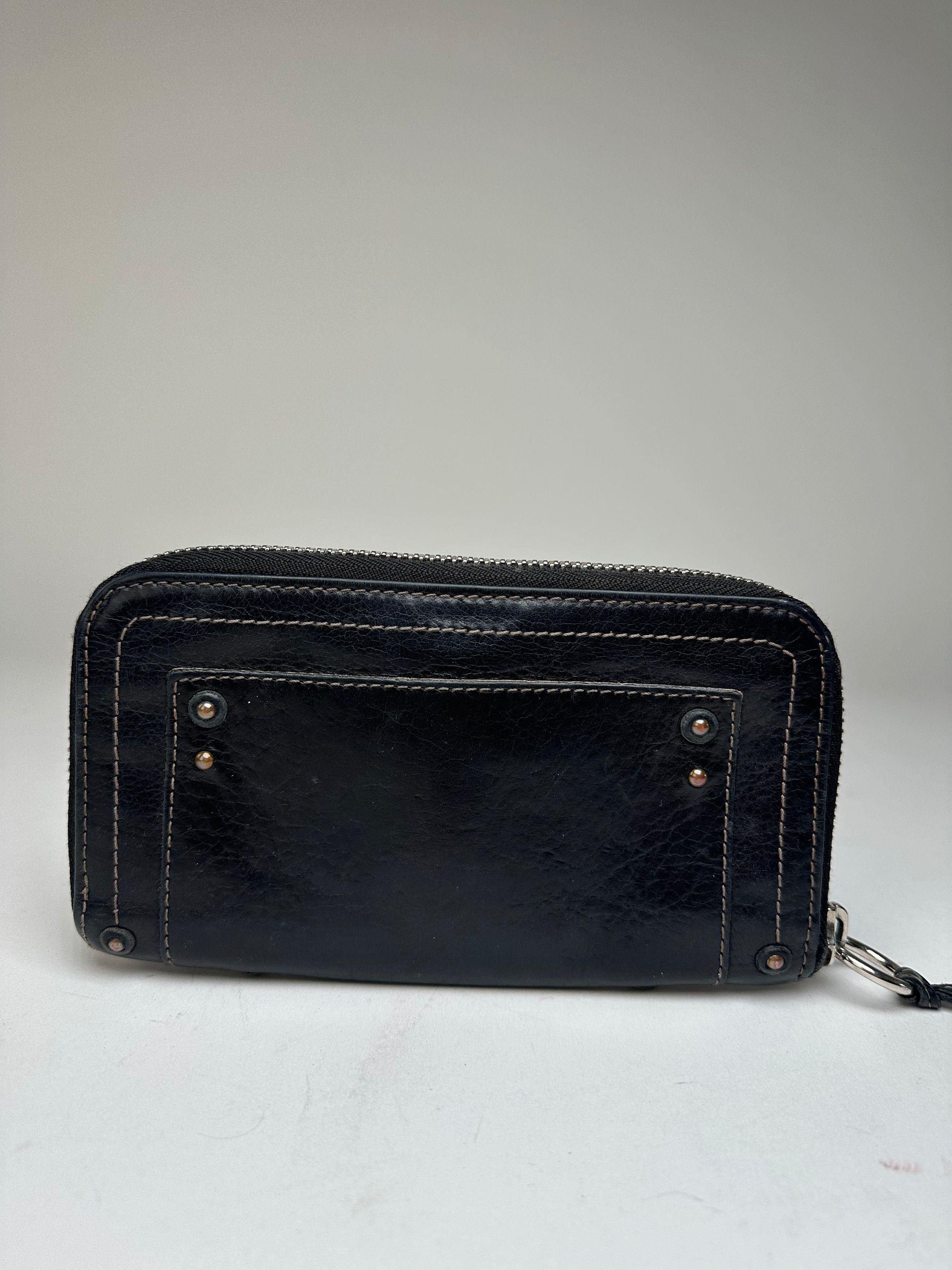 Chloe Vintage Paddington Leather Long Wallet Black Size ONE SIZE - 10 Thumbnail