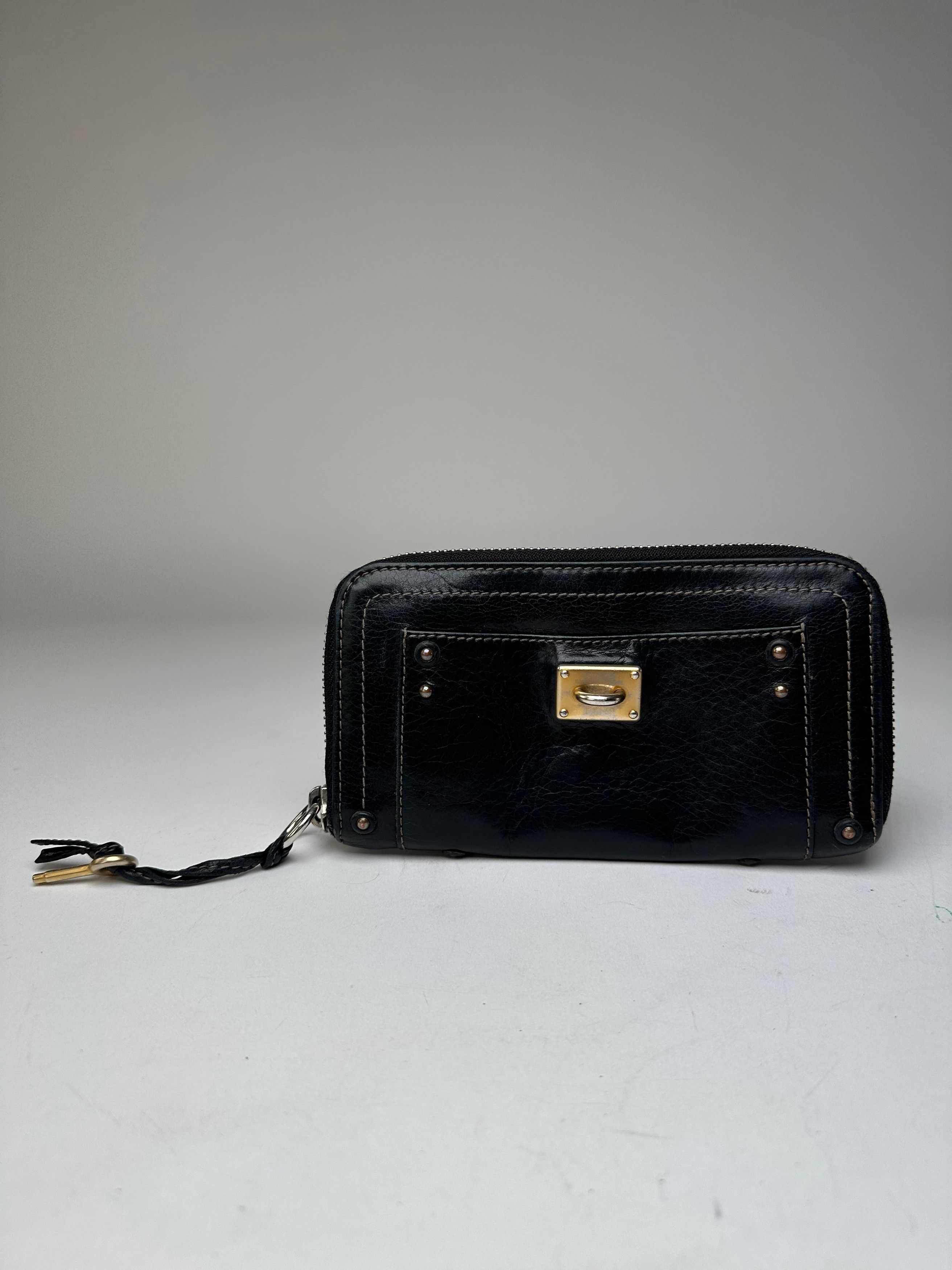 Chloe Vintage Paddington Leather Long Wallet Black Size ONE SIZE - 9 Thumbnail