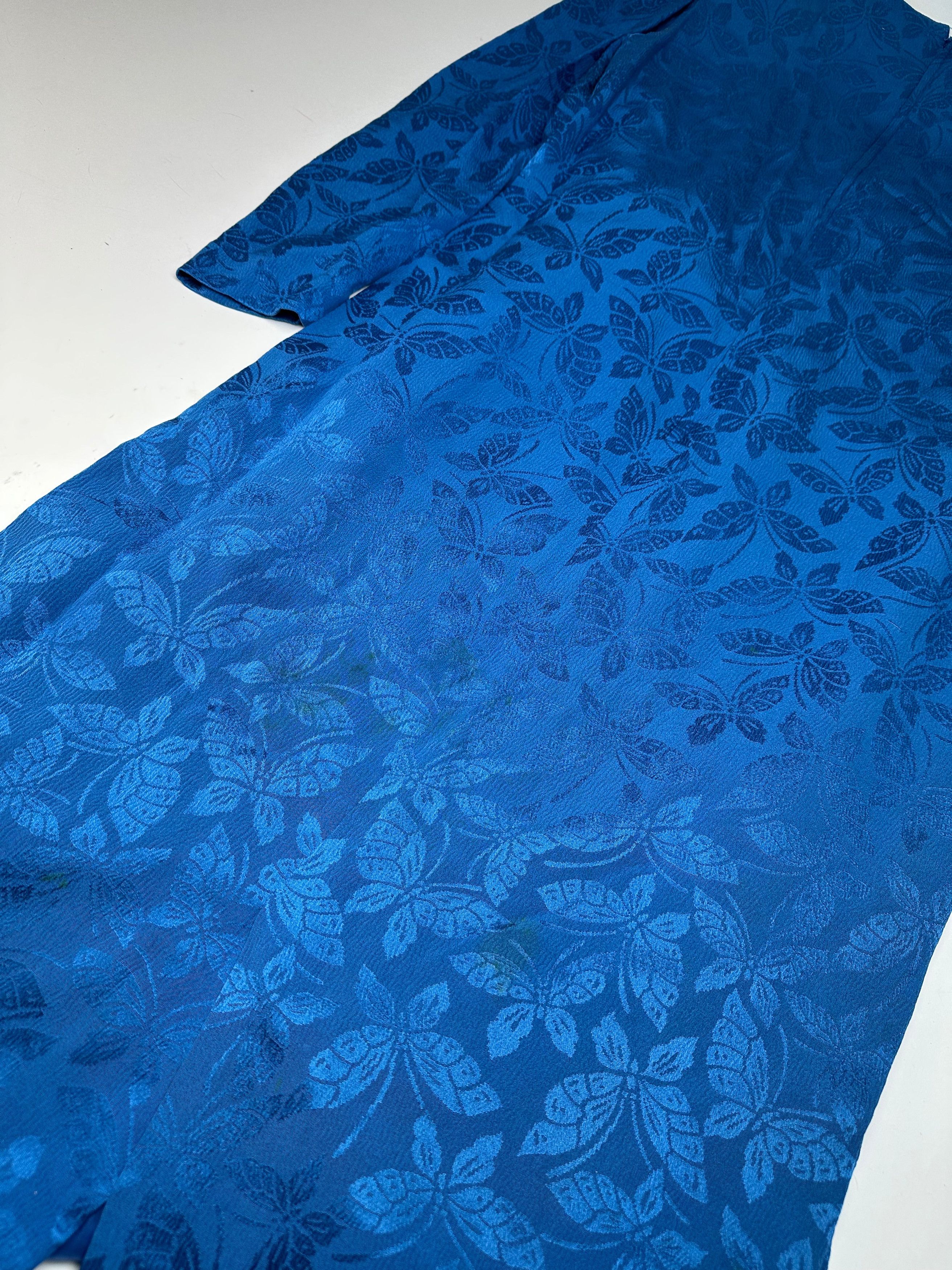 Givenchy Vintage Abstract Dress Blue Size L / US 10 / IT 46 - 9 Thumbnail